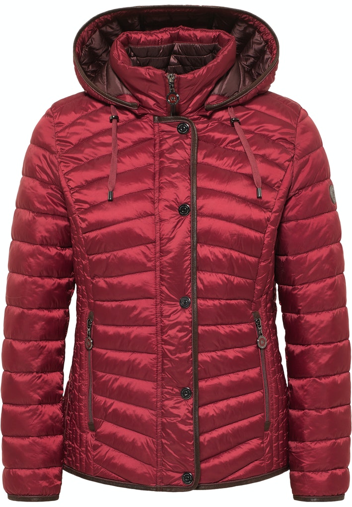 Jacke Down Optic mit Kapuze