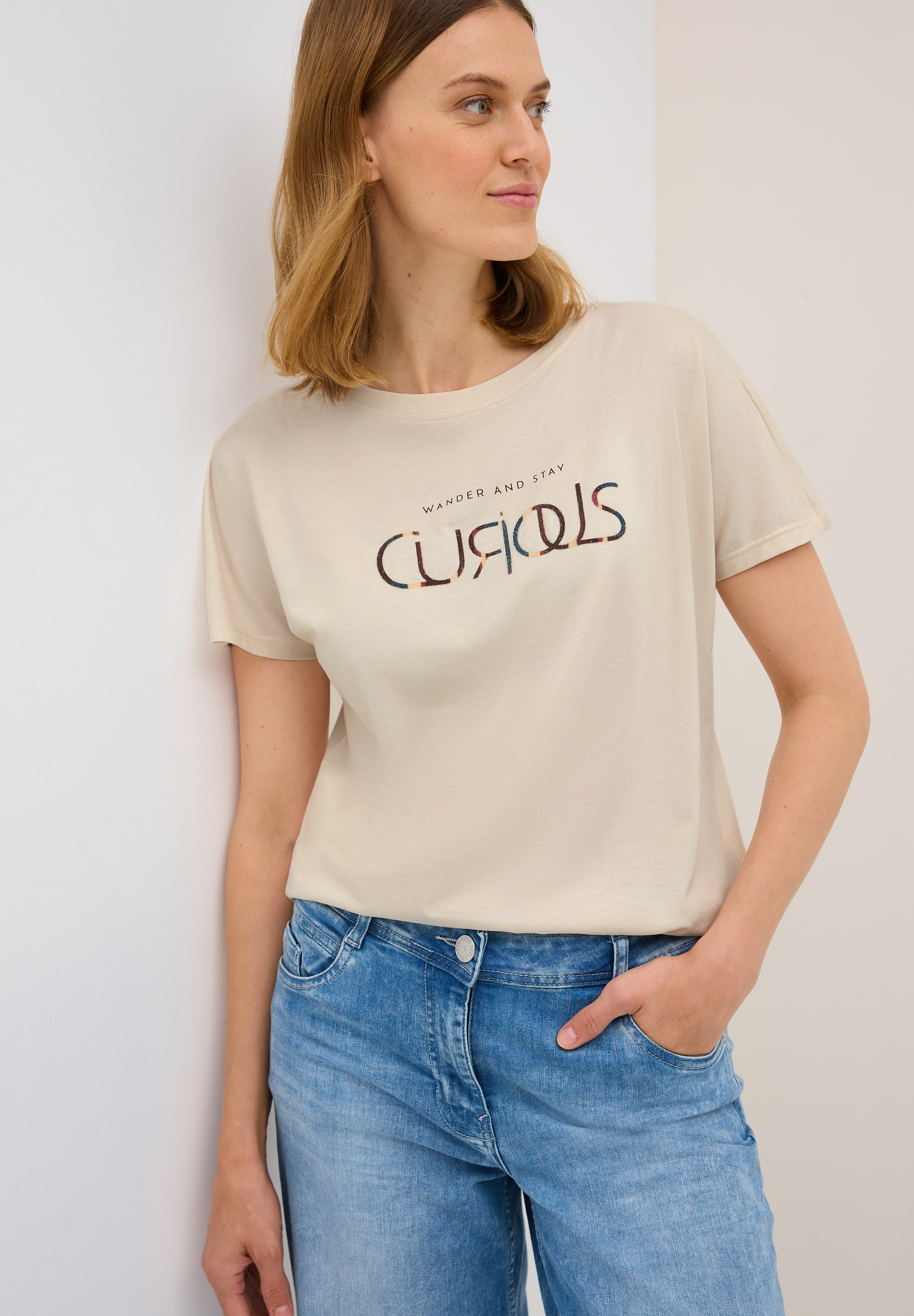 T-Shirt mit Wording