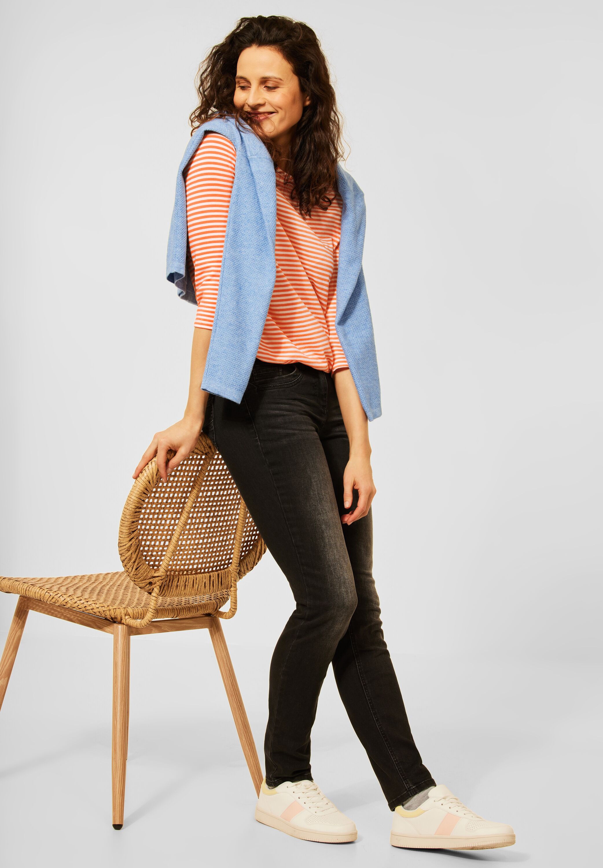 Basic Streifen Shirt