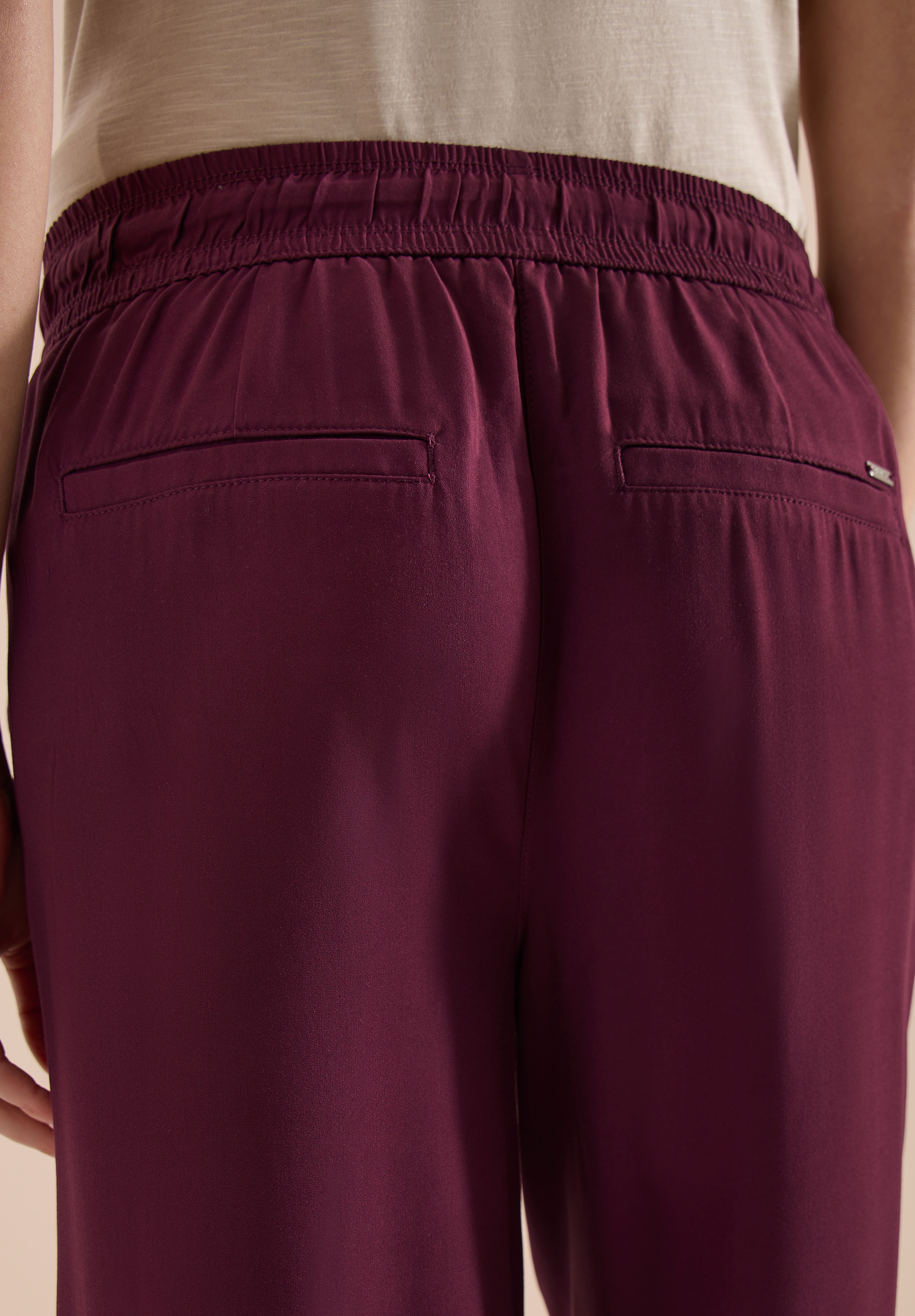 High Waist Wide Leg Hose im Loose Fit