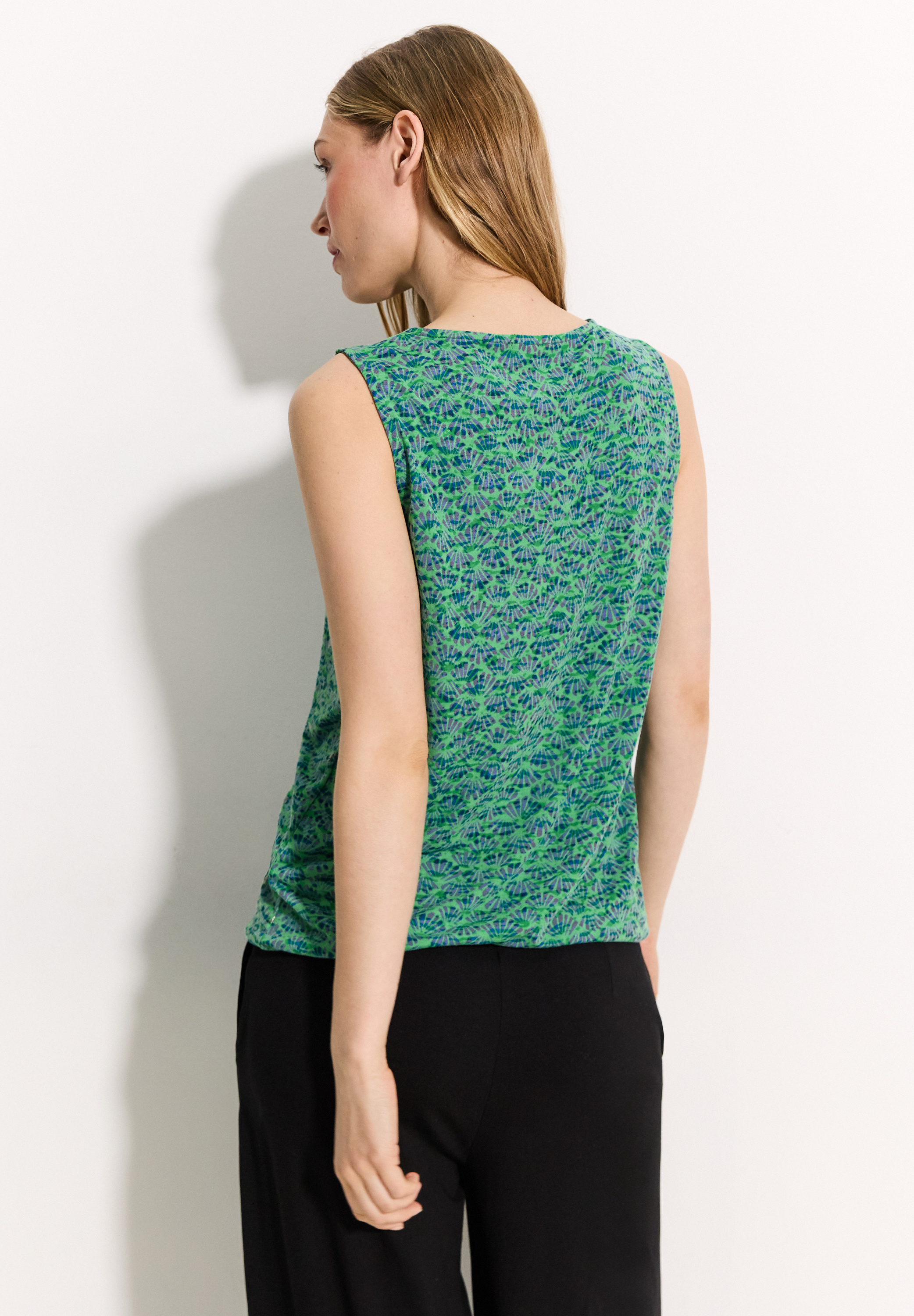 Burn-Out Print Top