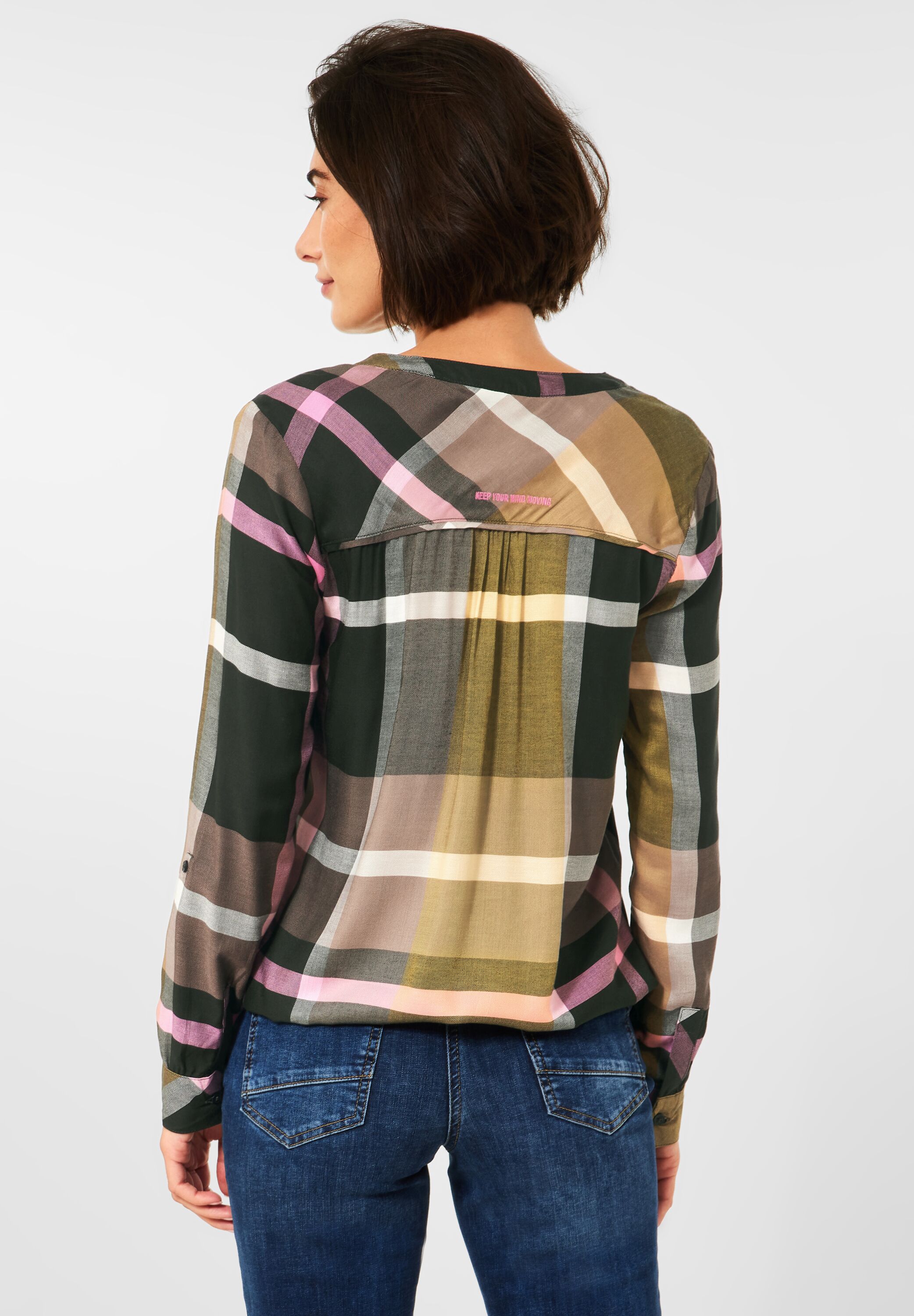 Bluse mit Karomuster