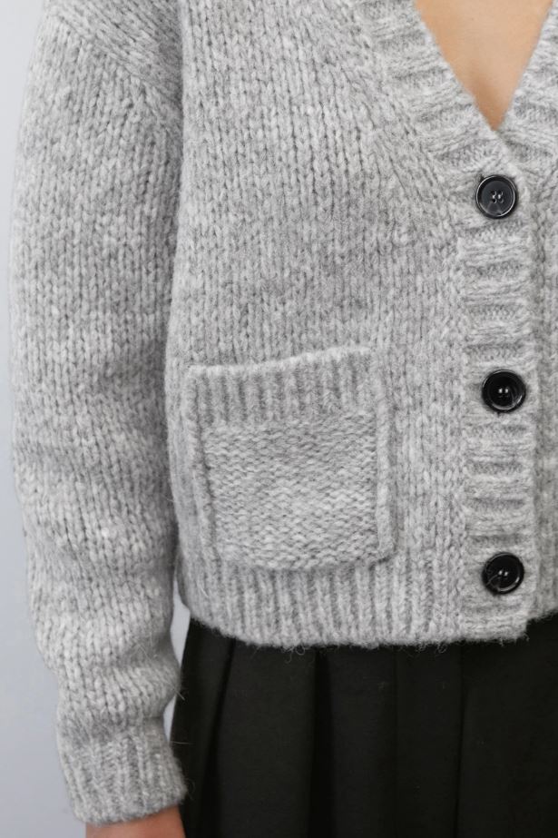 Cardigan, longsleeve, v-neck, butto