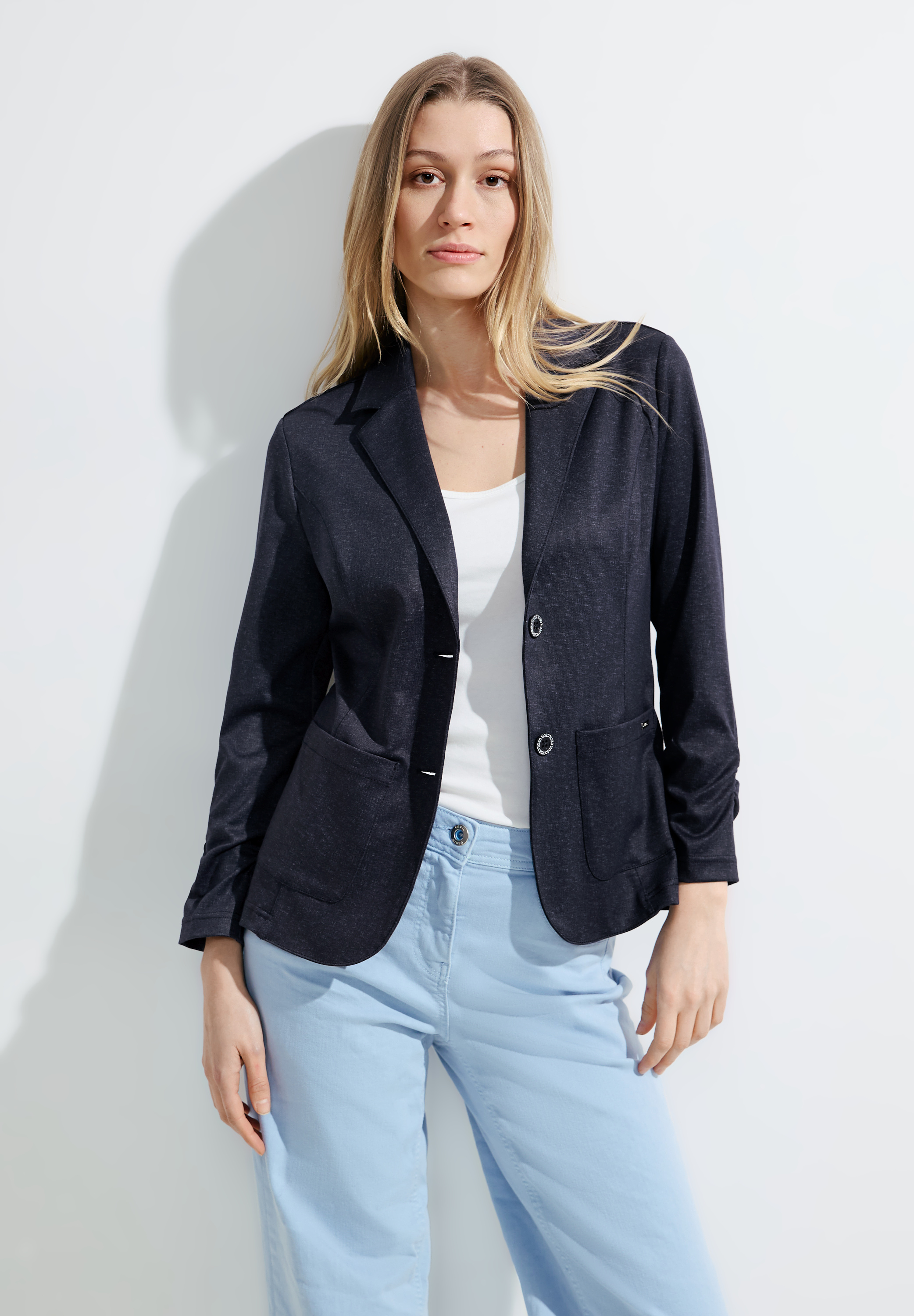 Blazer mit Raffungen