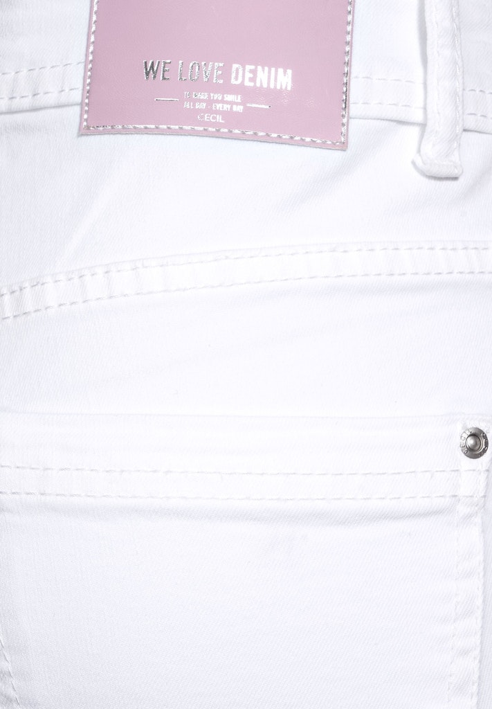 Slim Fit Hose in Capri Länge