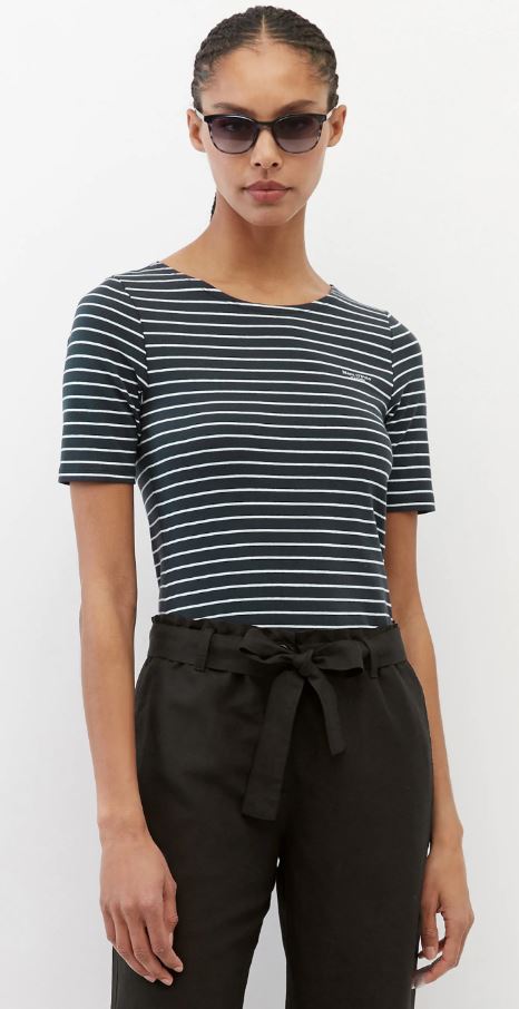 T-shirt, short sleeve, round neck,