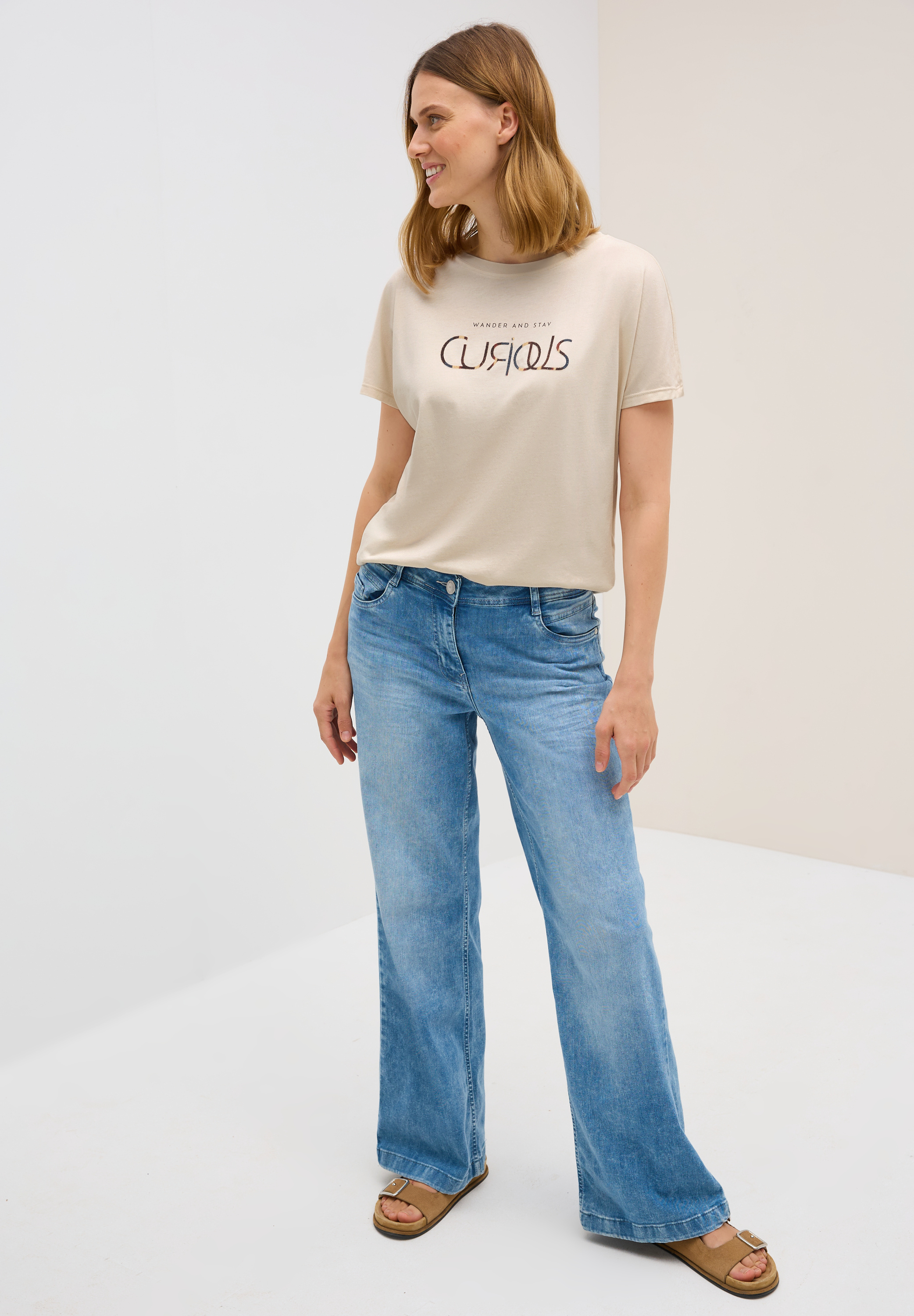 T-Shirt mit Wording