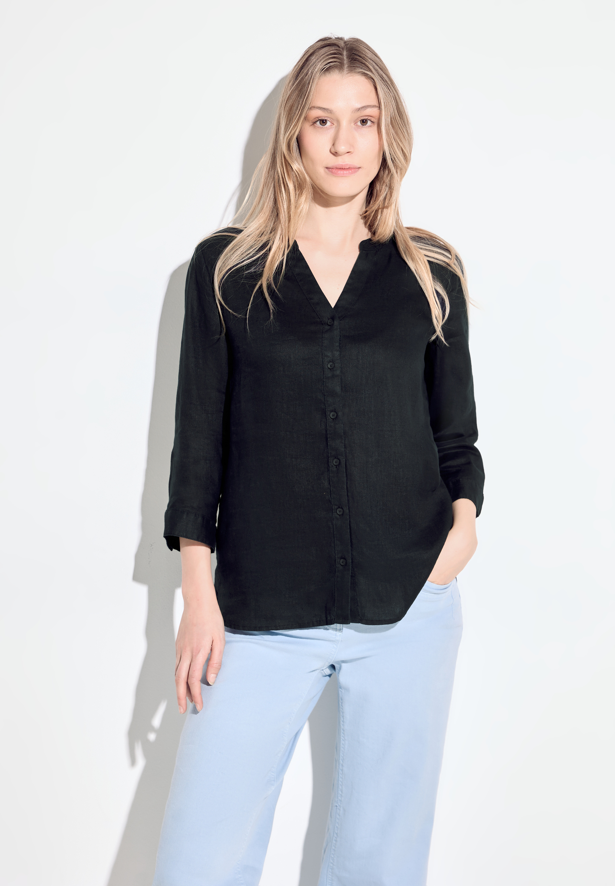 Bluse aus Leinen