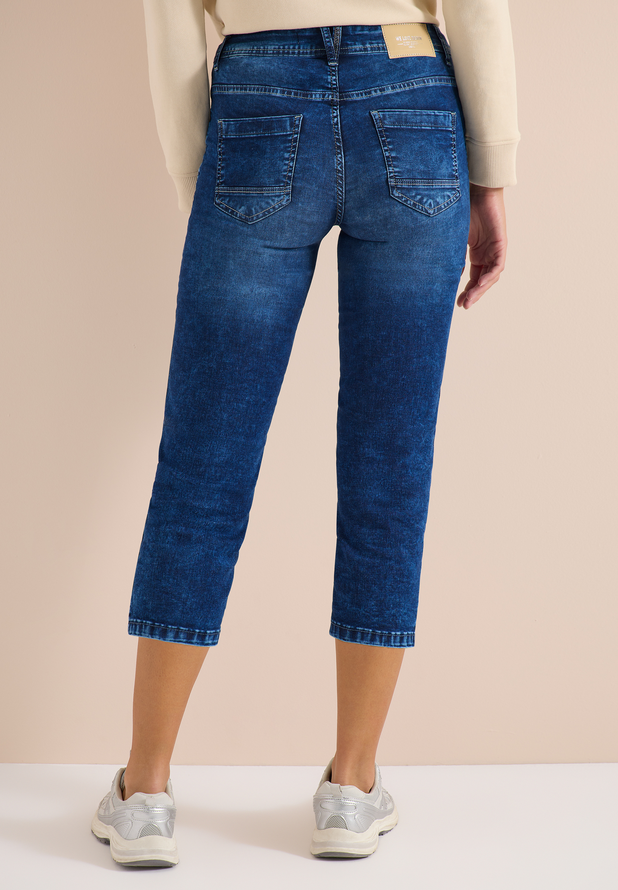 3/4 Slim Leg Jeans im Casual Fit