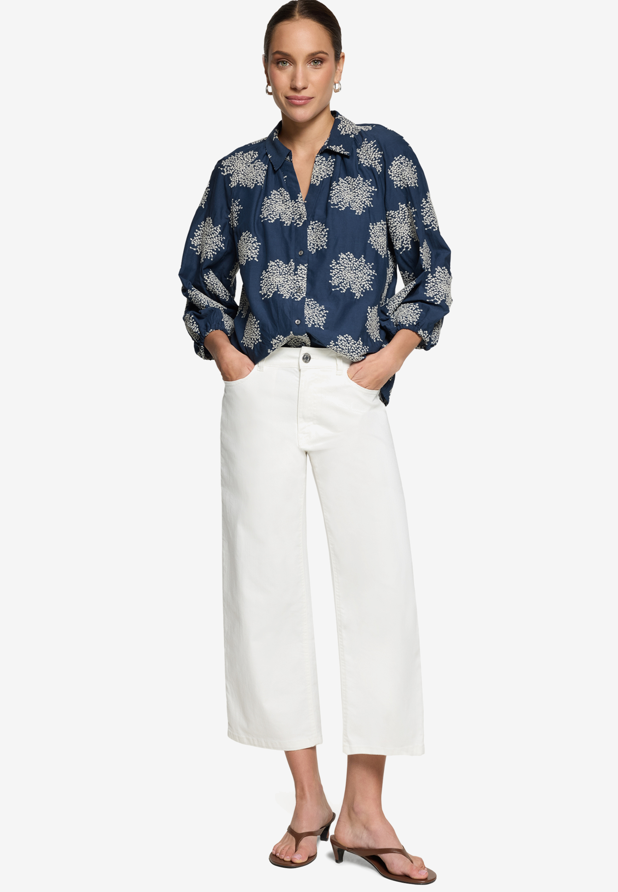Basic-Jeans  mit geradem Bein