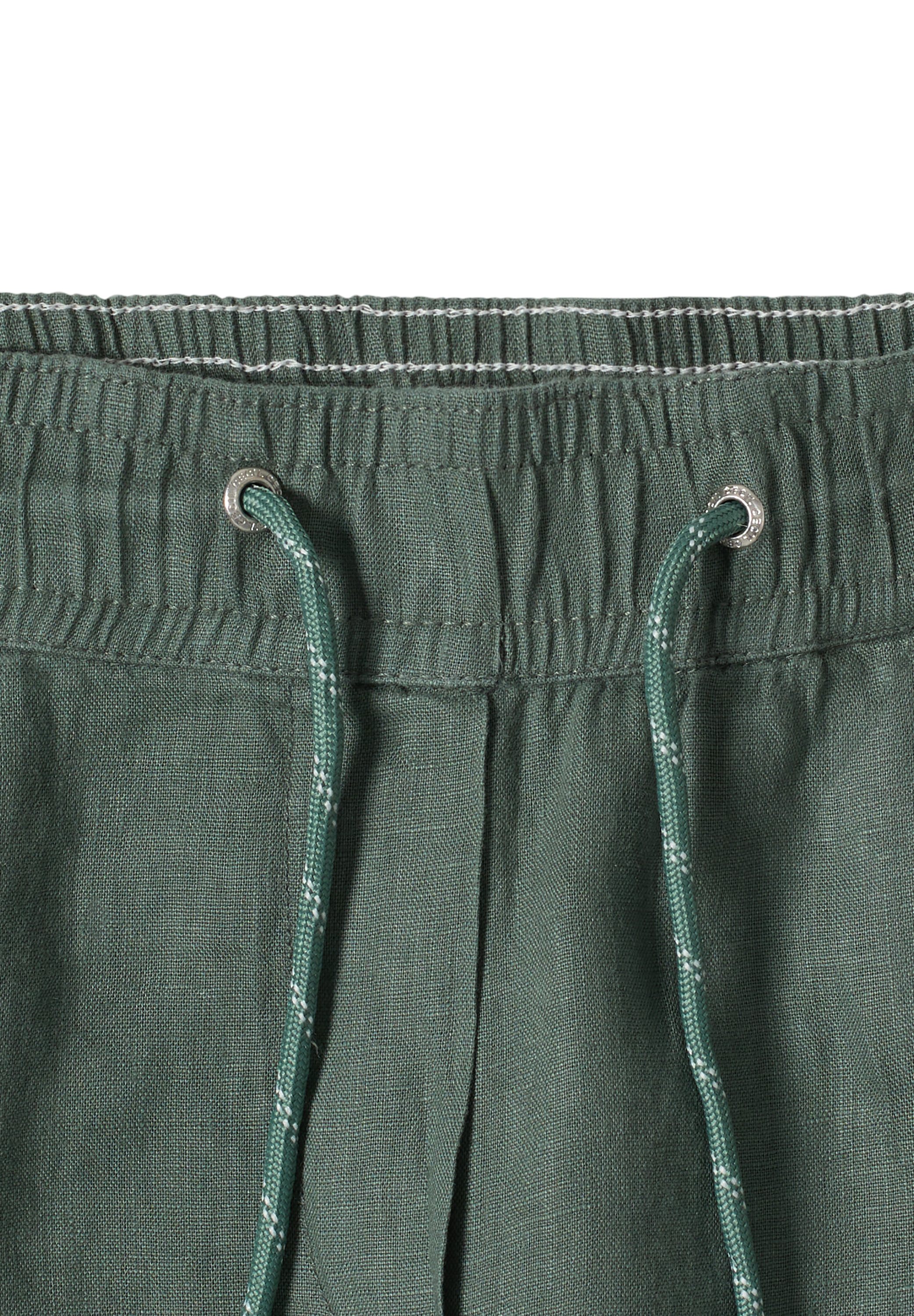 Slim Leg Hose aus Leinen im Casual Fit