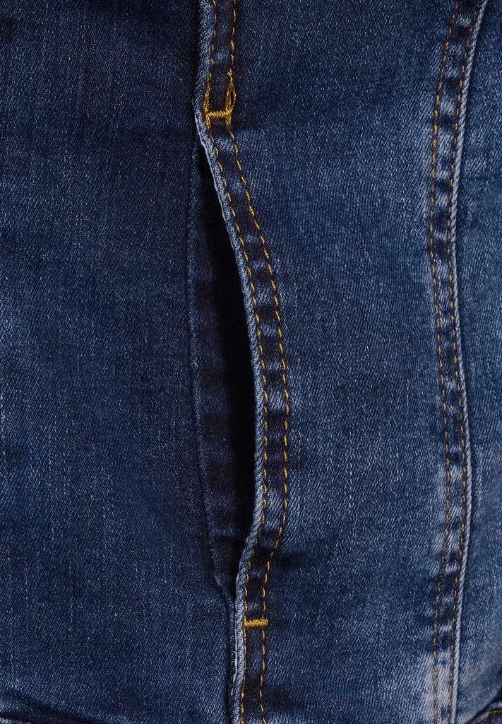 Jeansjacke mit Knopfleiste