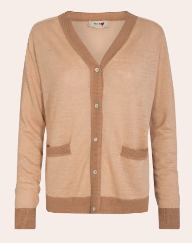 Leonora Linen V-Neck Cardigan