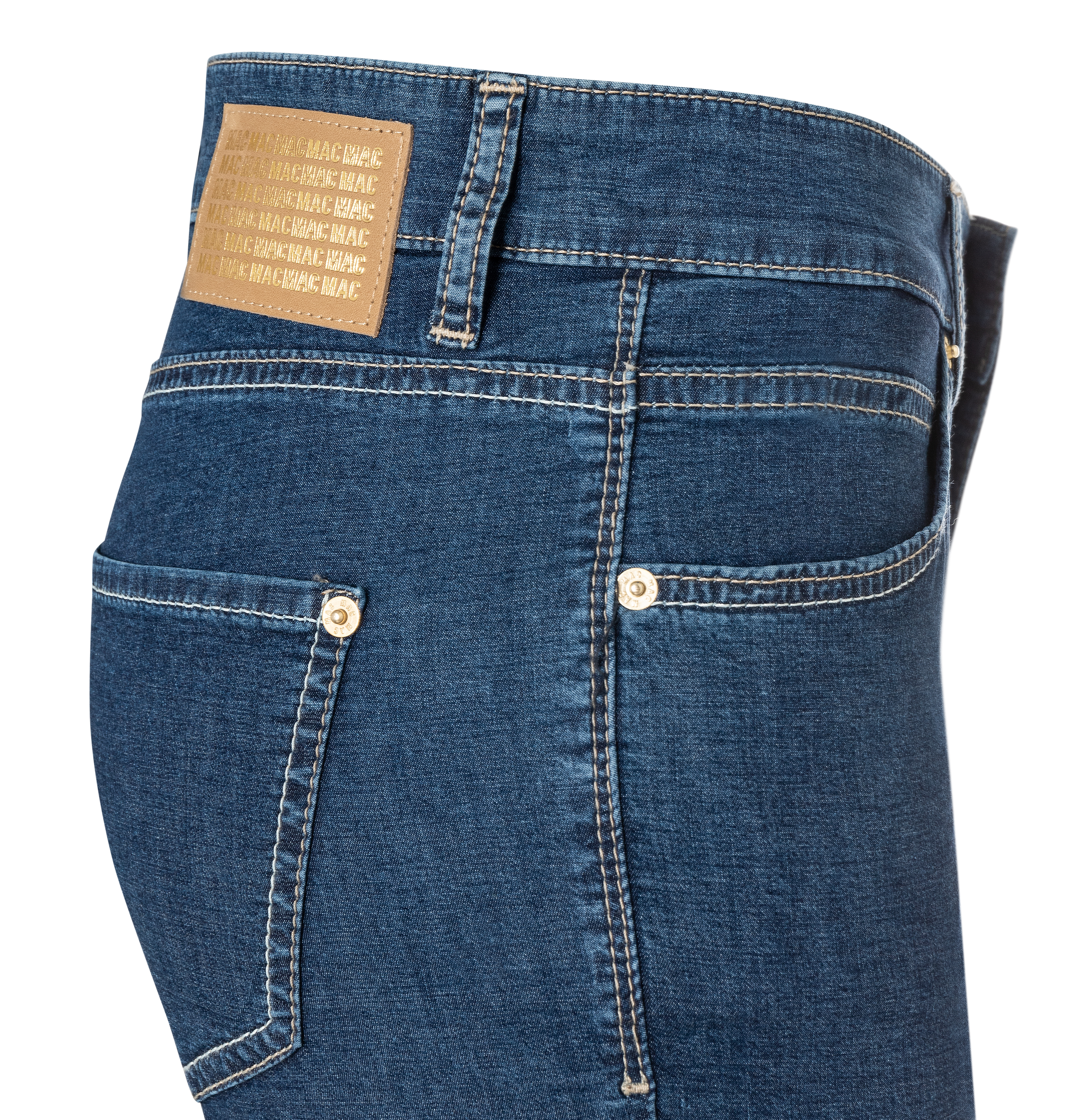 MAC JEANS - SLIM 7/8, Fluid Denim