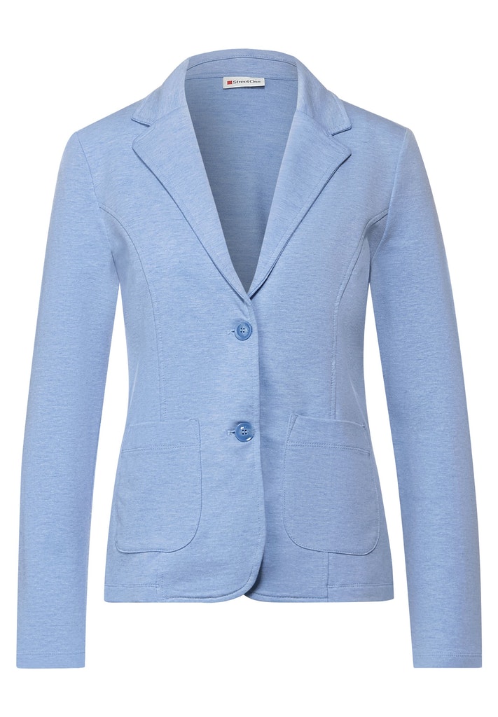 Basic Blazer in Unifarbe