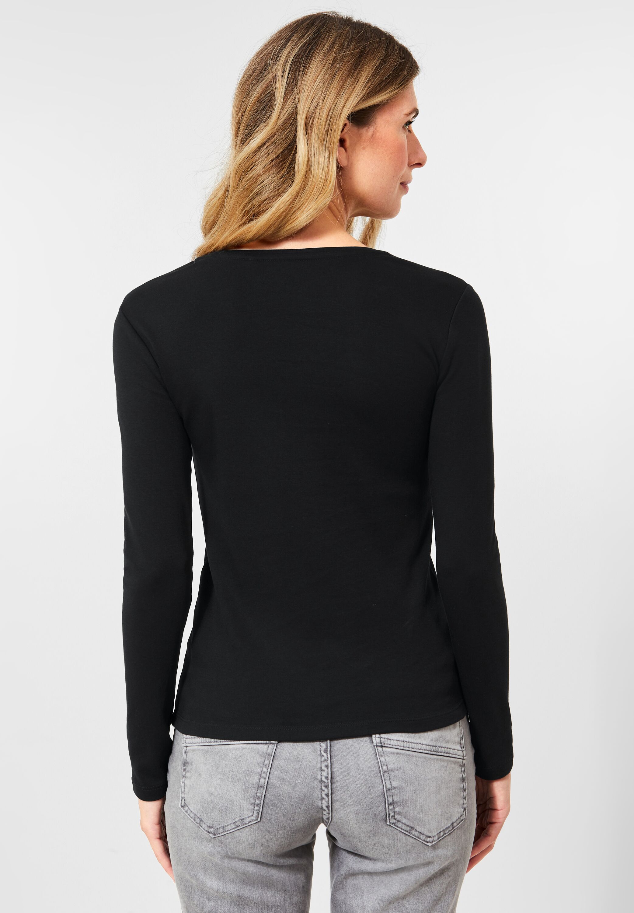 Basic Langarmshirt