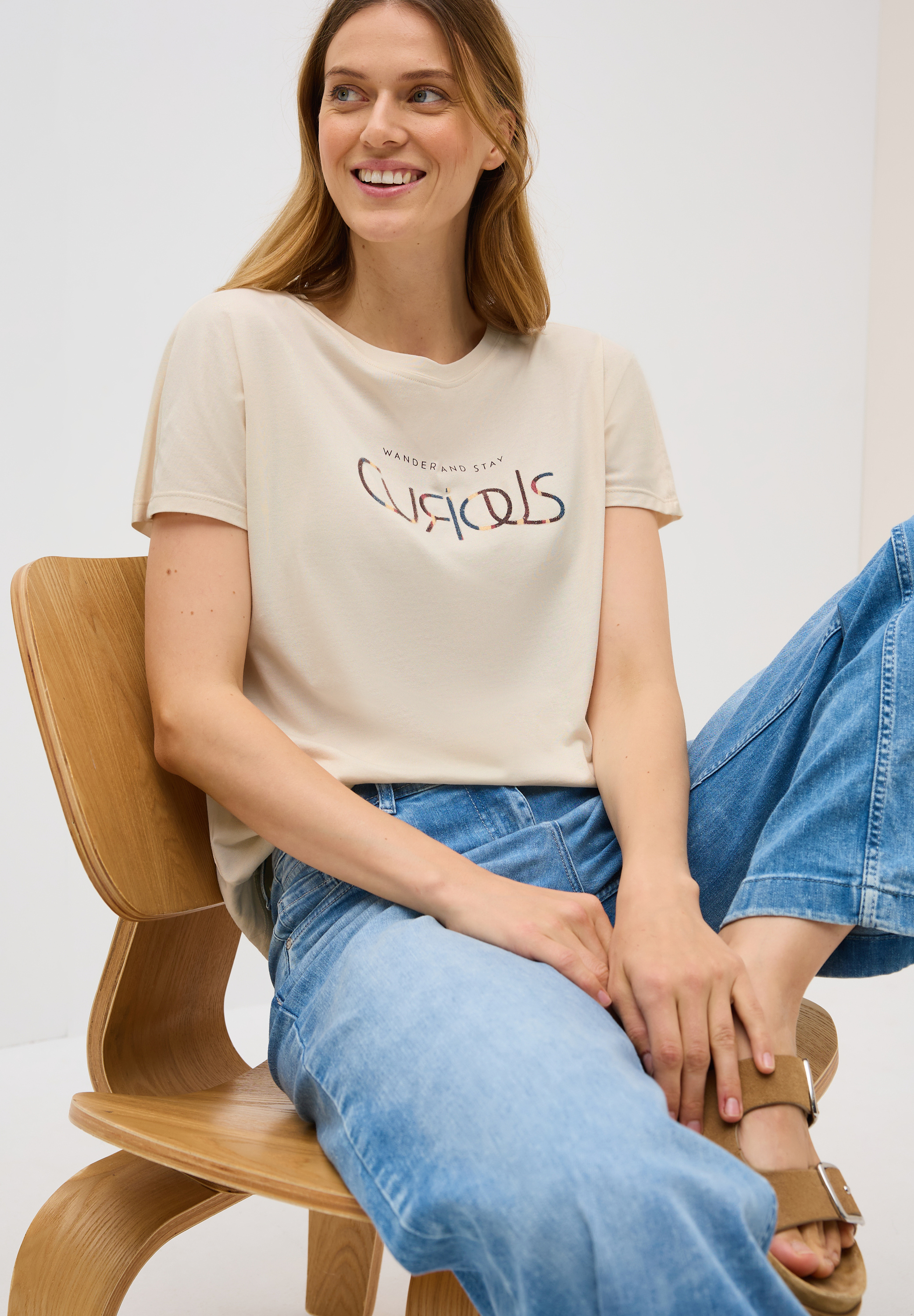T-Shirt mit Wording