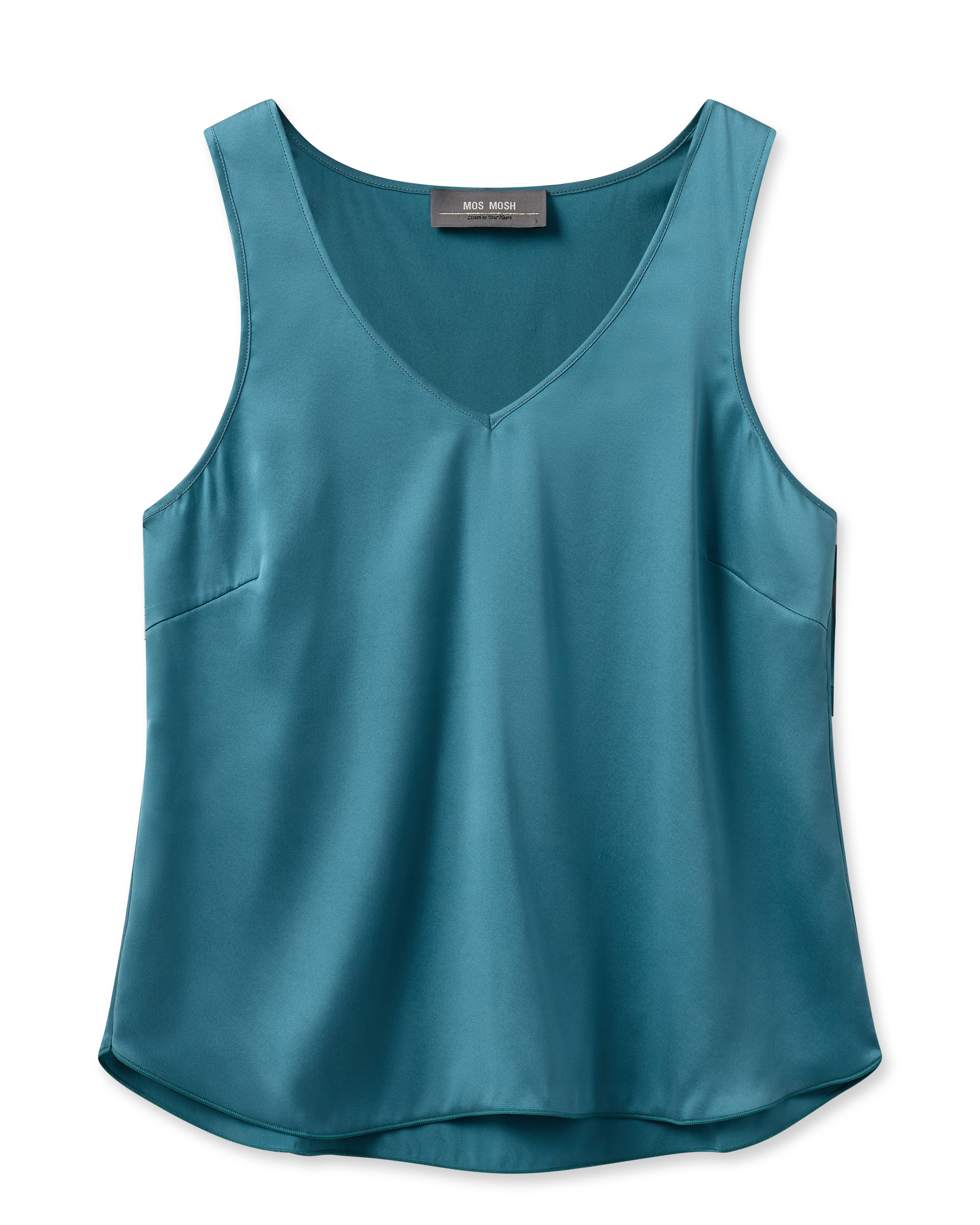 MMAstrid V-Neck Silk Tank Top
