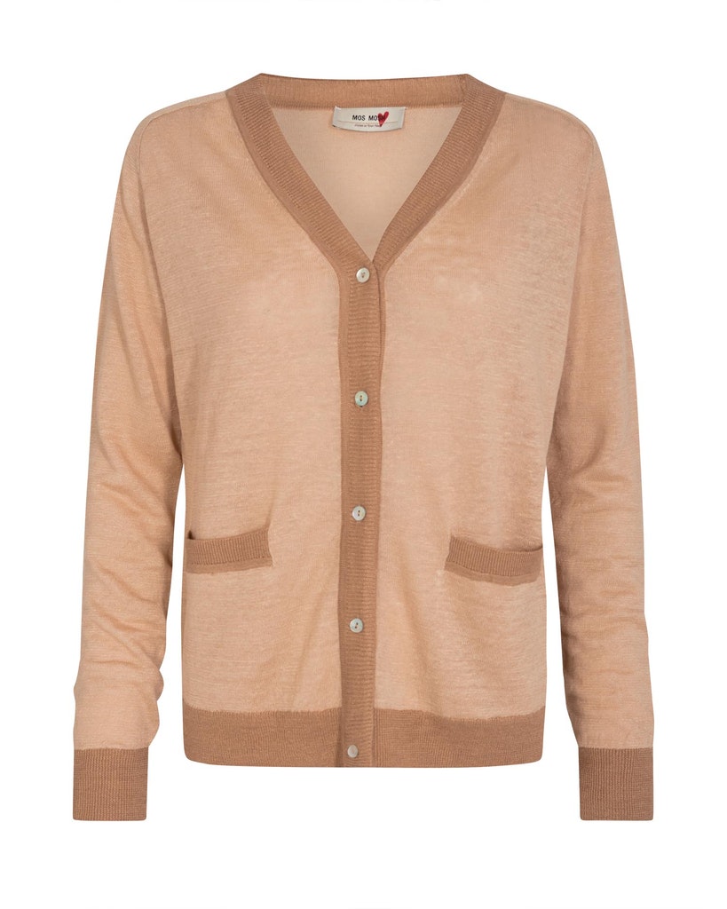 Leonora Linen V-Neck Cardigan