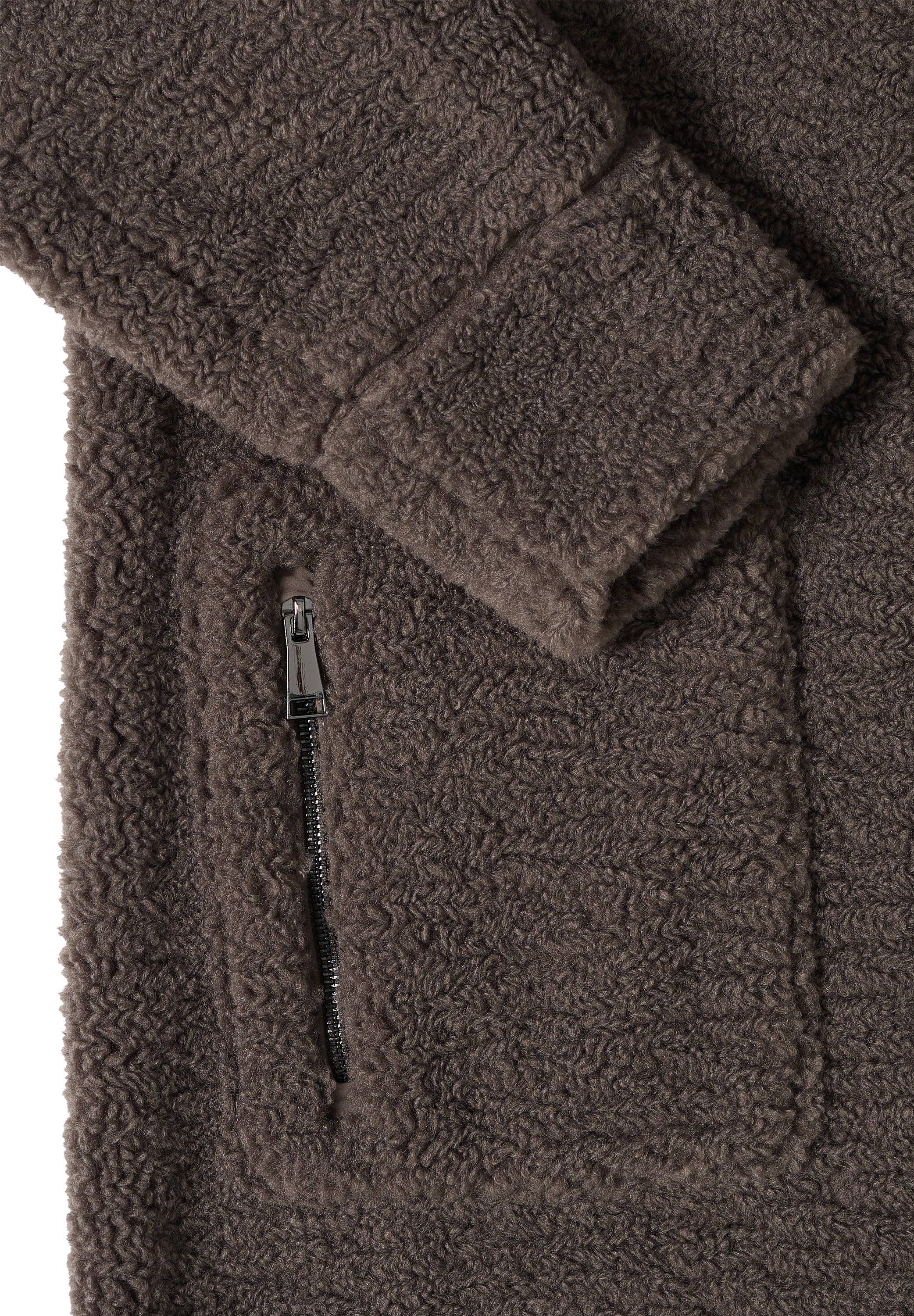 Teddy Mantel mit Kapuze