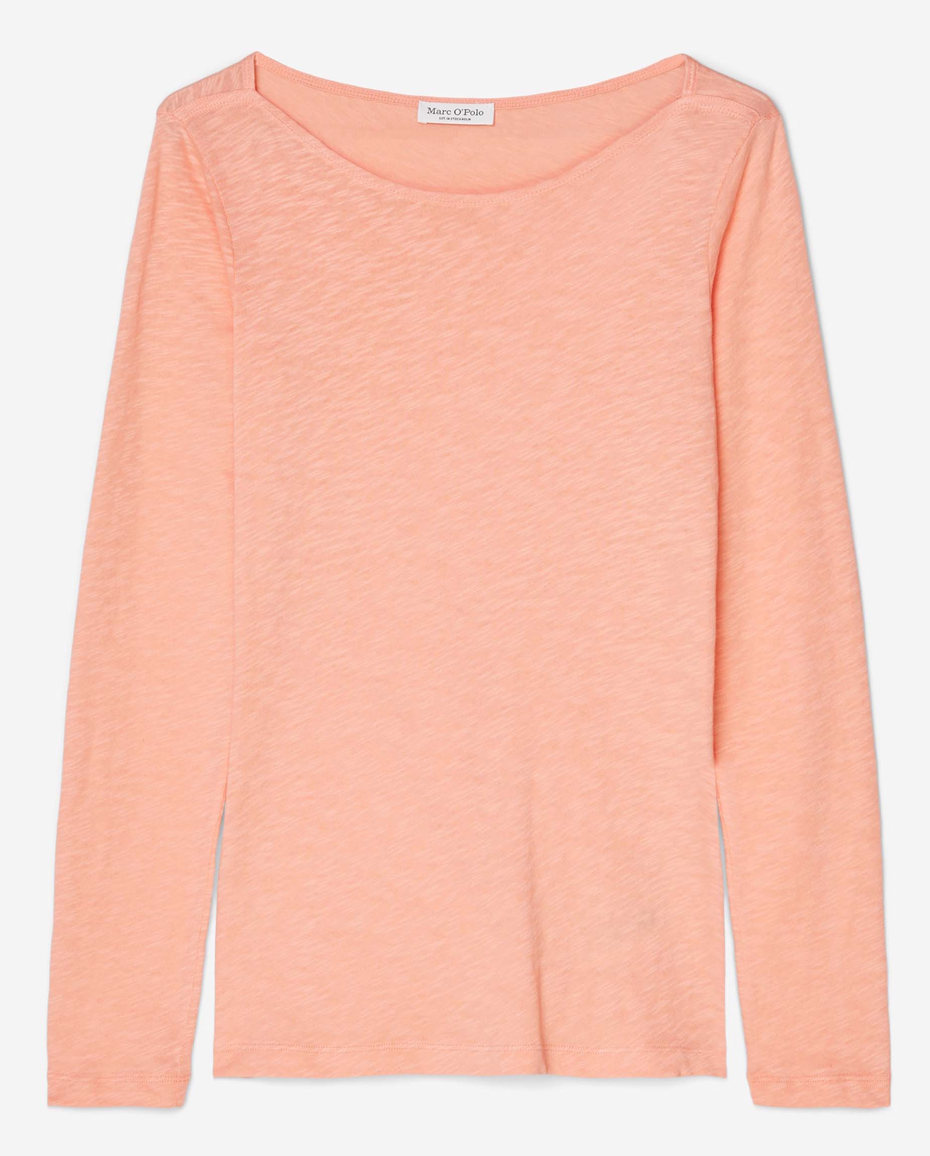 T-shirt, long sleeve, boat neck