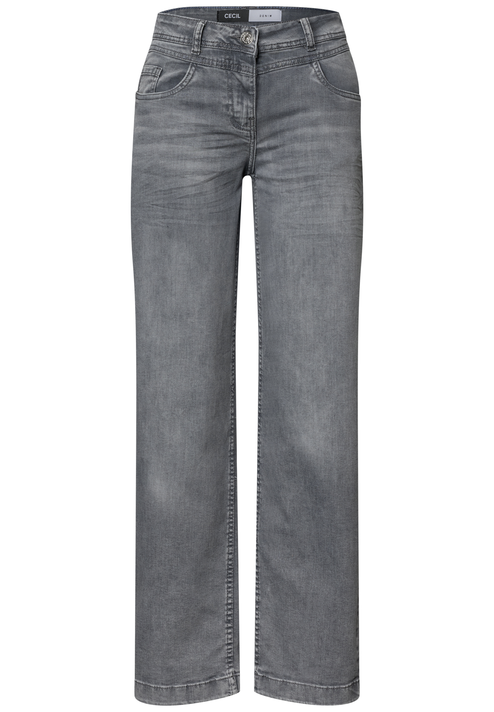 High Waist Wide Leg Jeans im Loose Fit