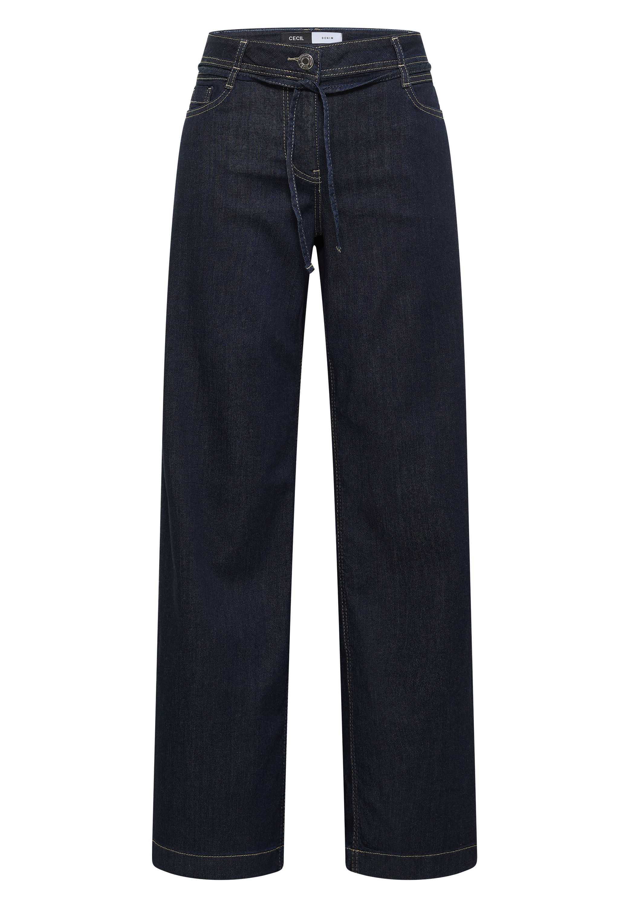 High Waist Wide Leg Jeans im Loose Fit