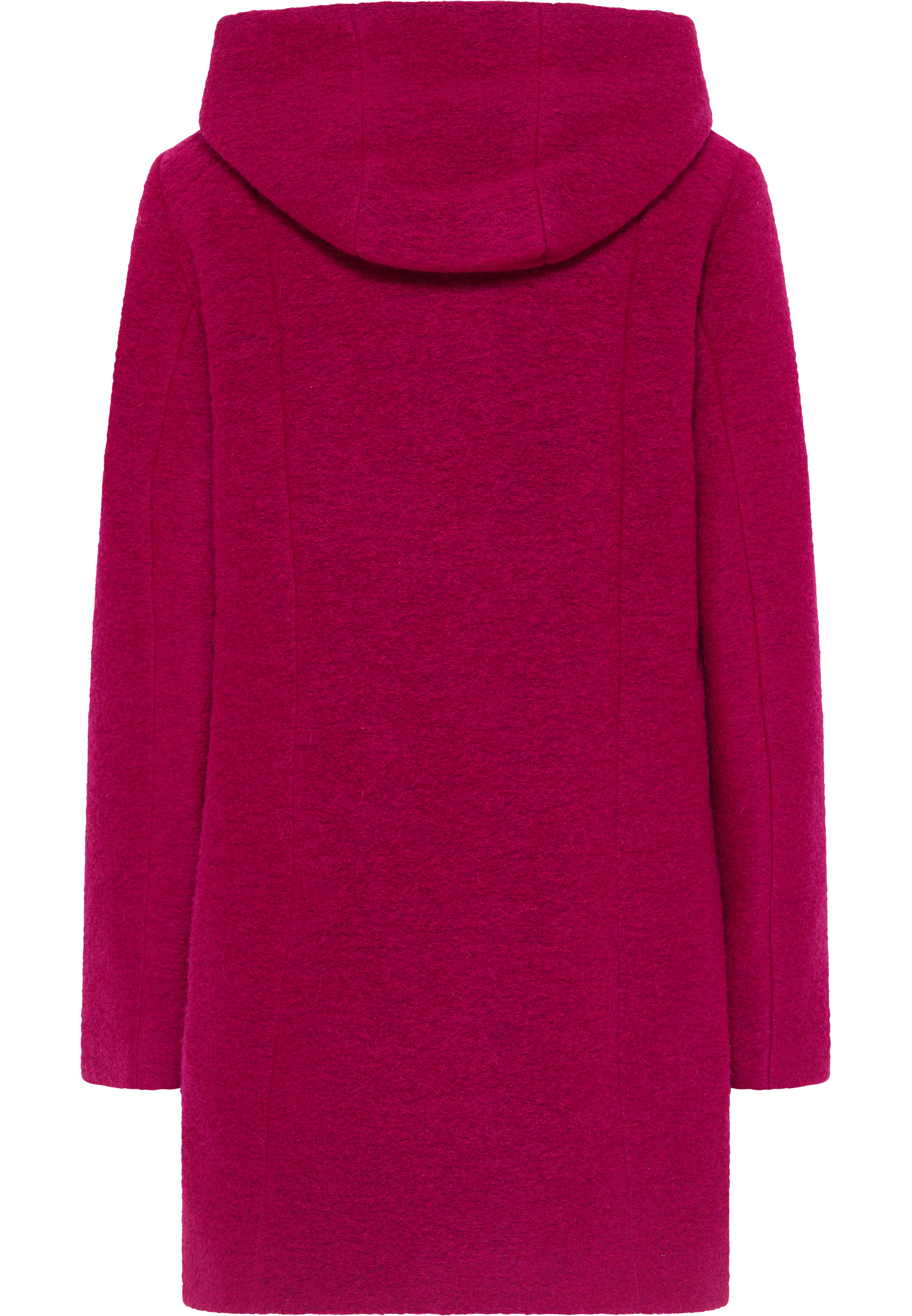 Wolljacke mit Kapuze