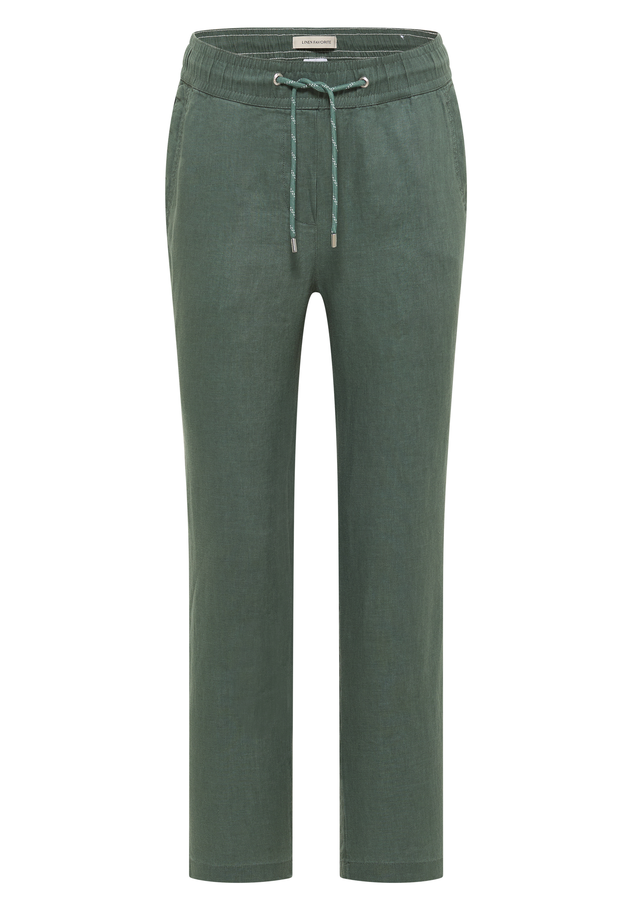 Slim Leg Hose aus Leinen im Casual Fit