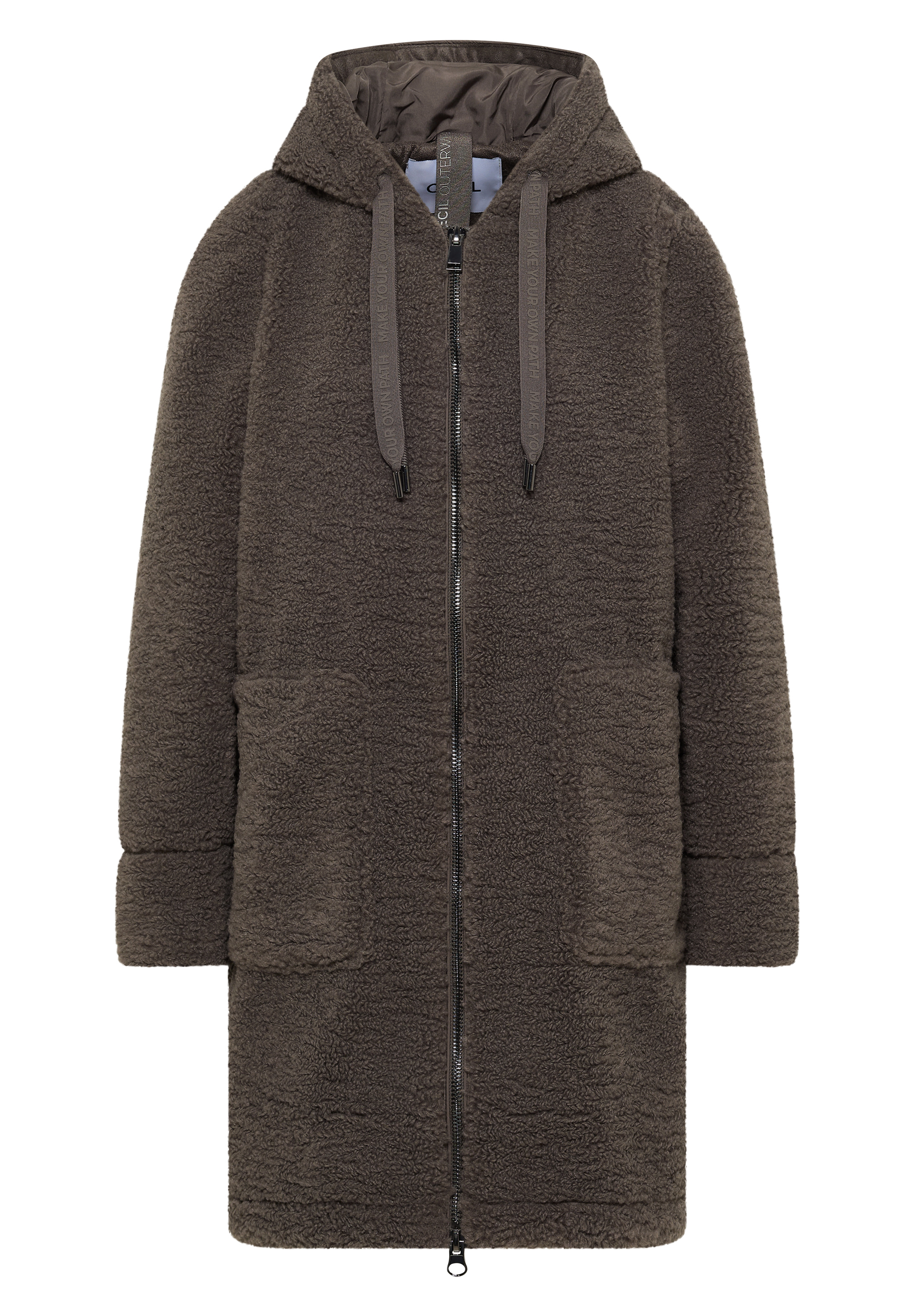 Teddy Mantel mit Kapuze