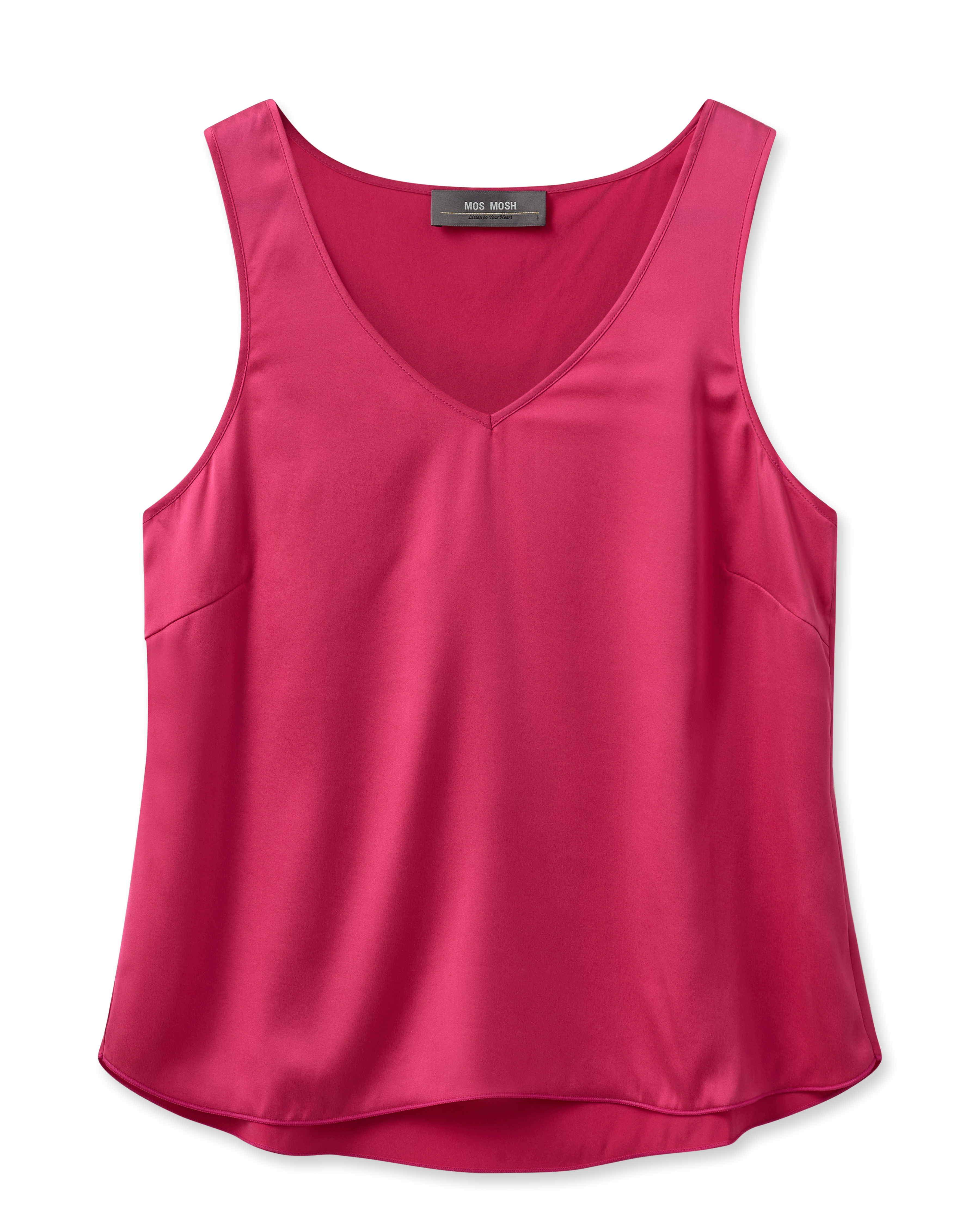 MMAstrid V-Neck Silk Tank Top