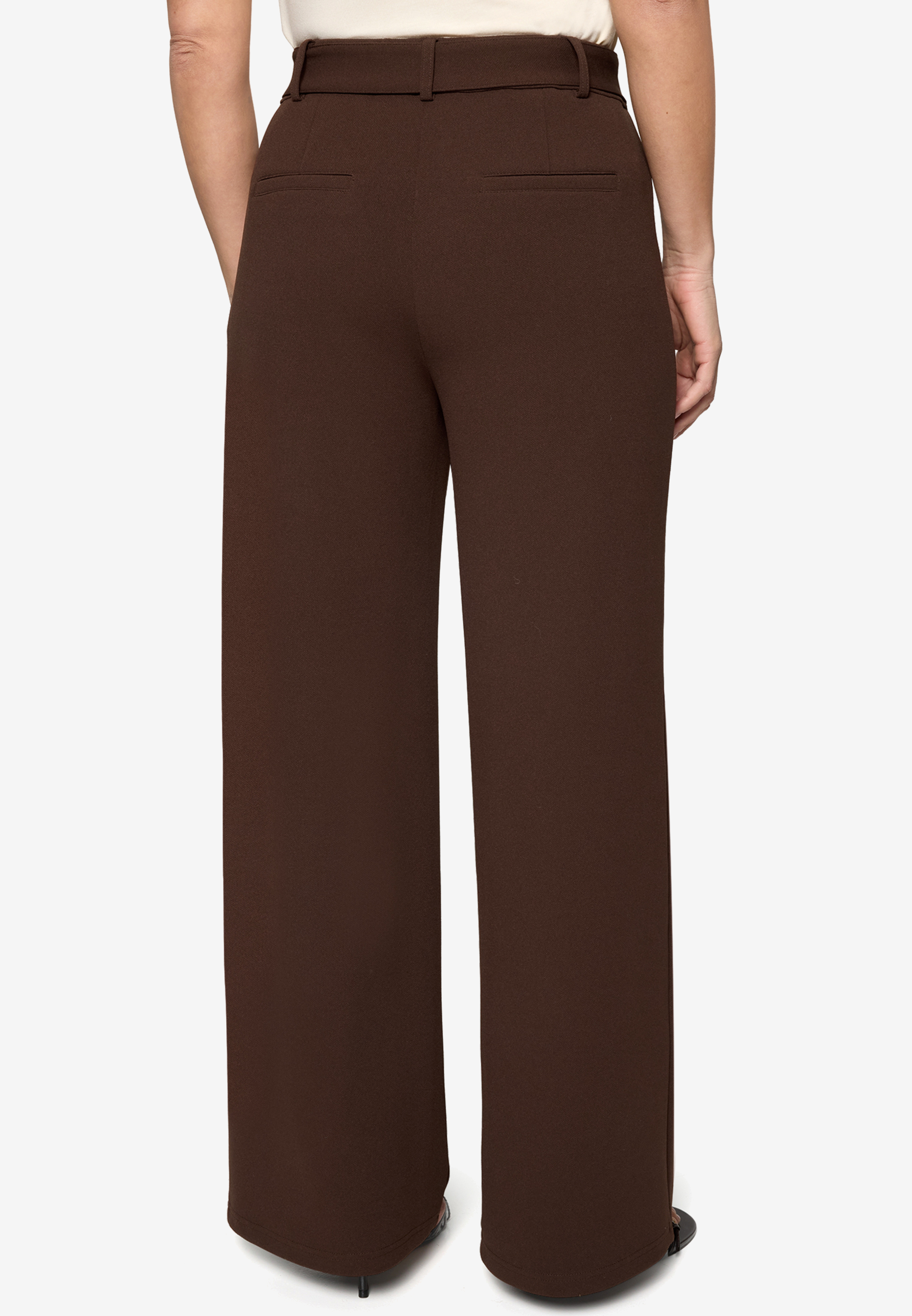 Hose Hose mit Stoffgürtel