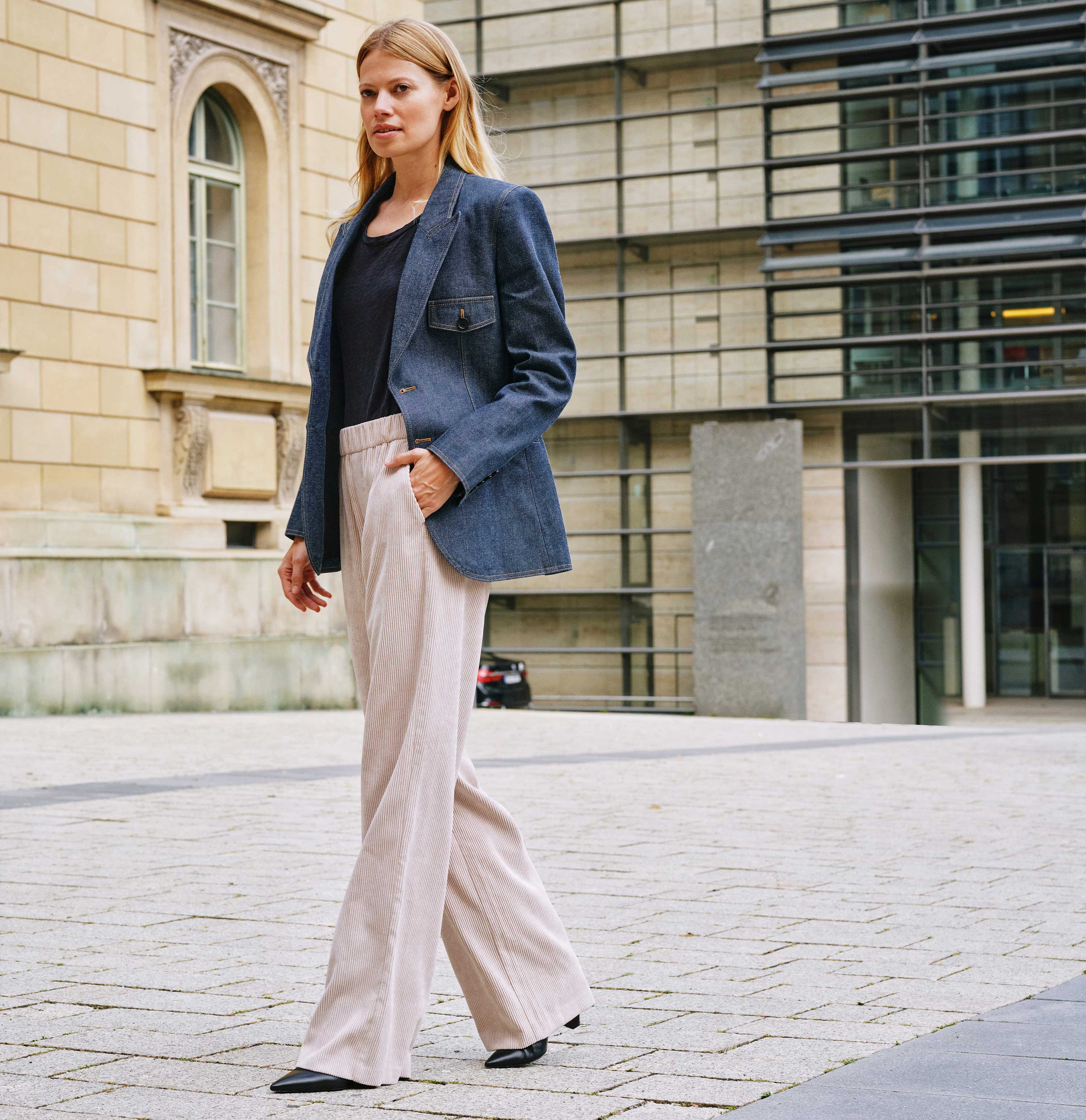 MAC JEANS - CHIARA, Fluid corduroy