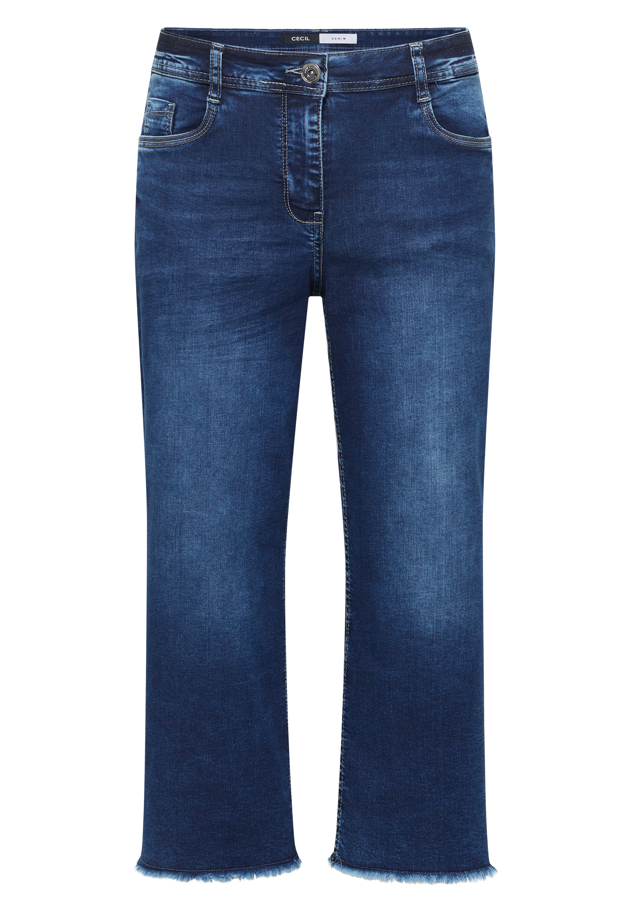 3/4 Wide Leg Jeans im Loose Fit