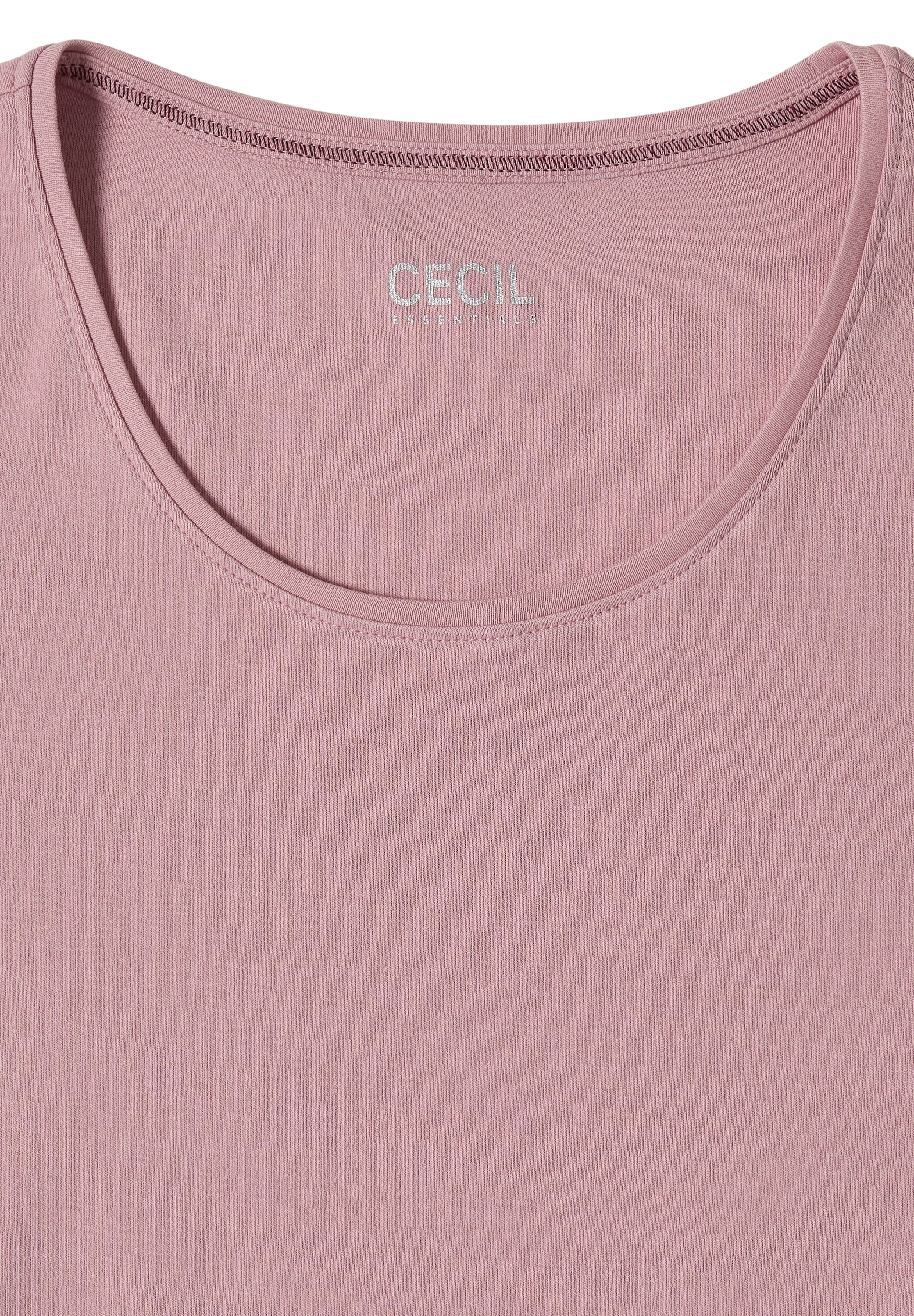 Basic Langarm Shirt mit Rundhals