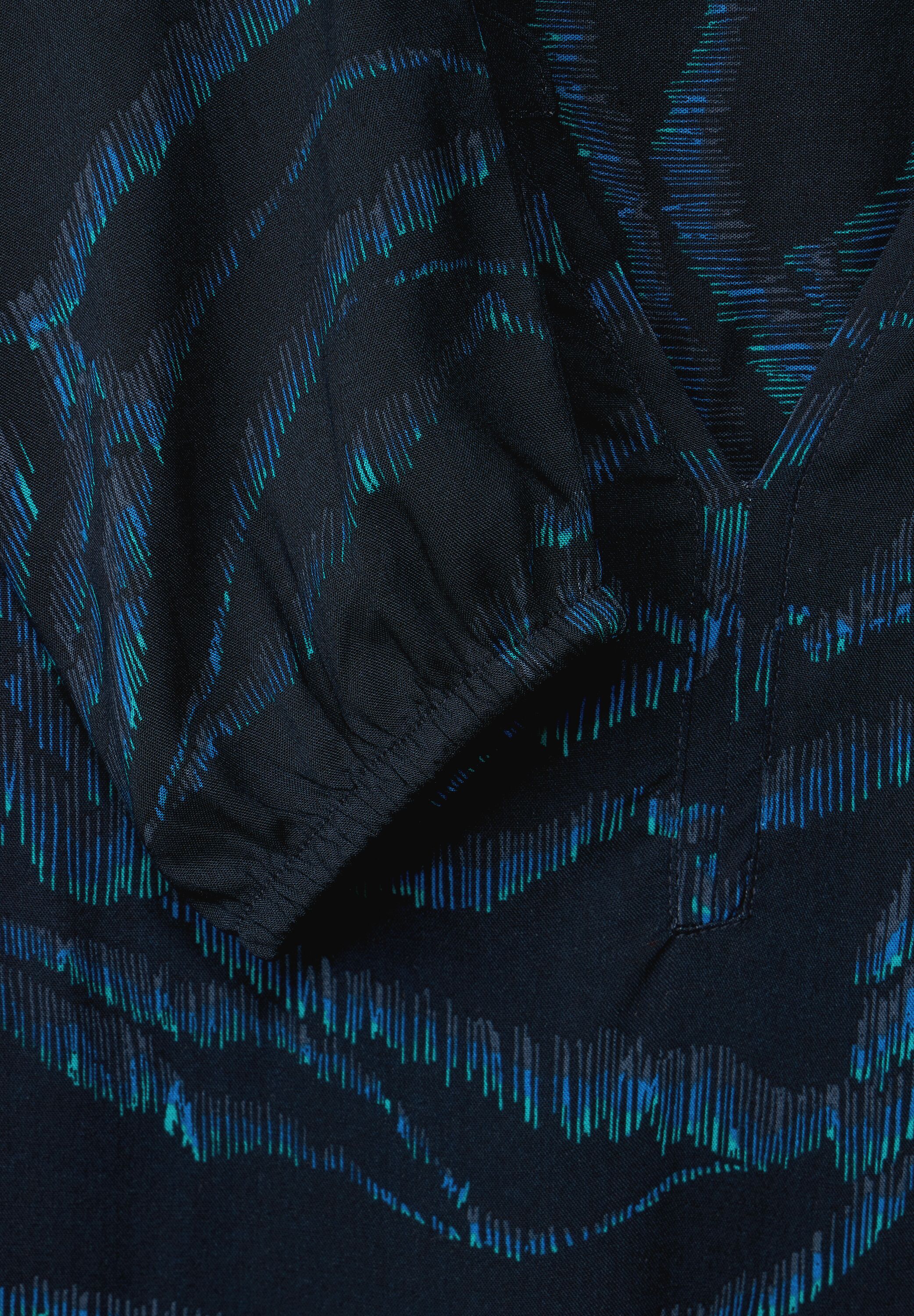Multicolor Viskose Bluse