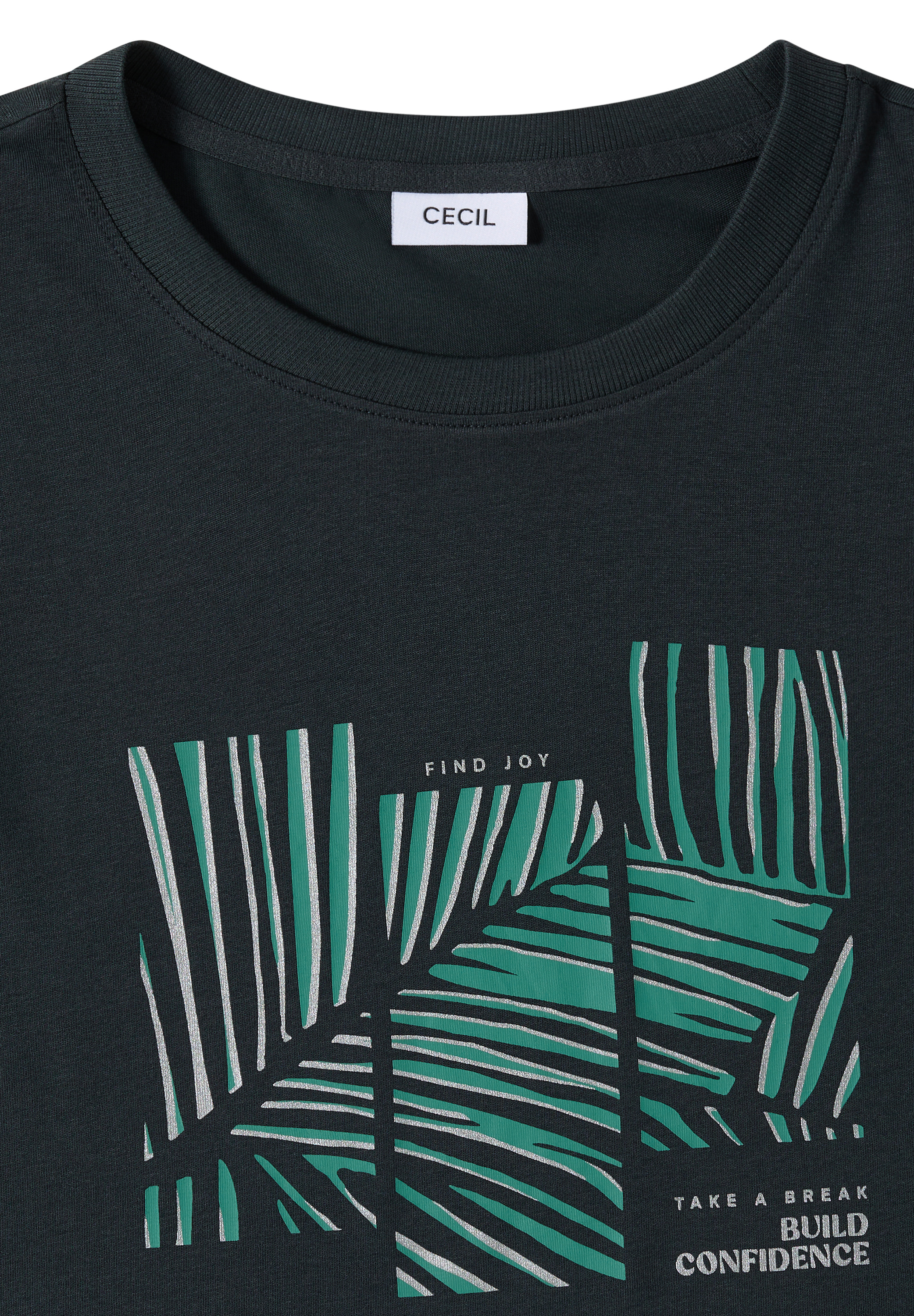 T-Shirt mit Rundhals und Artwork