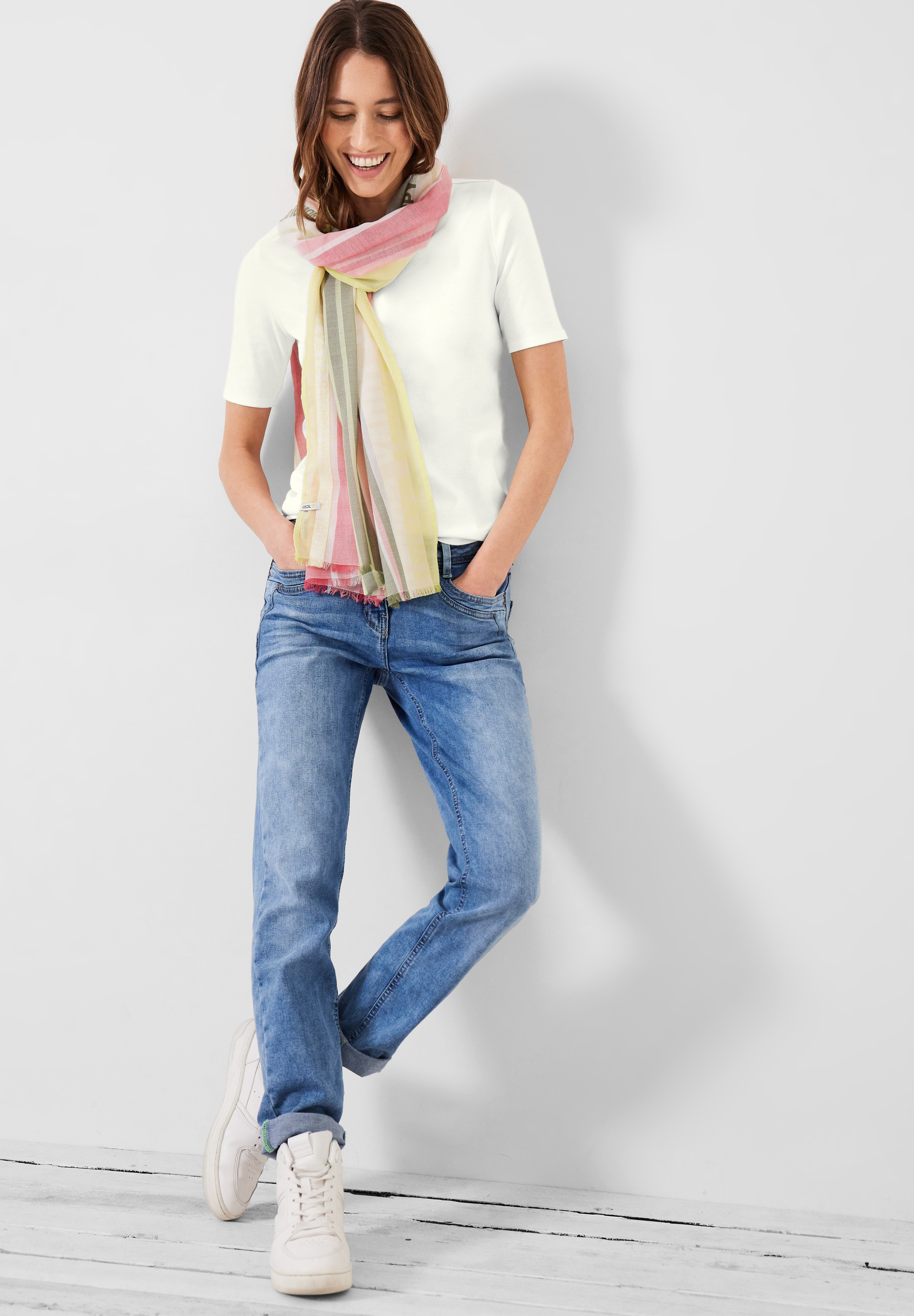 Basic T-Shirt in Unifarbe