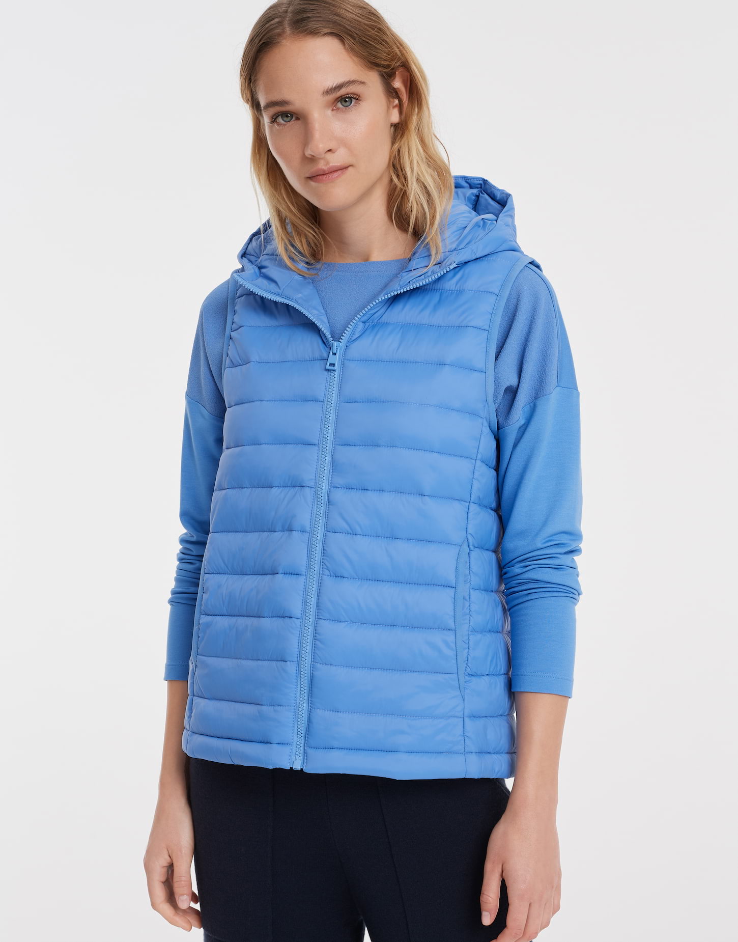 Steppweste Opus blau