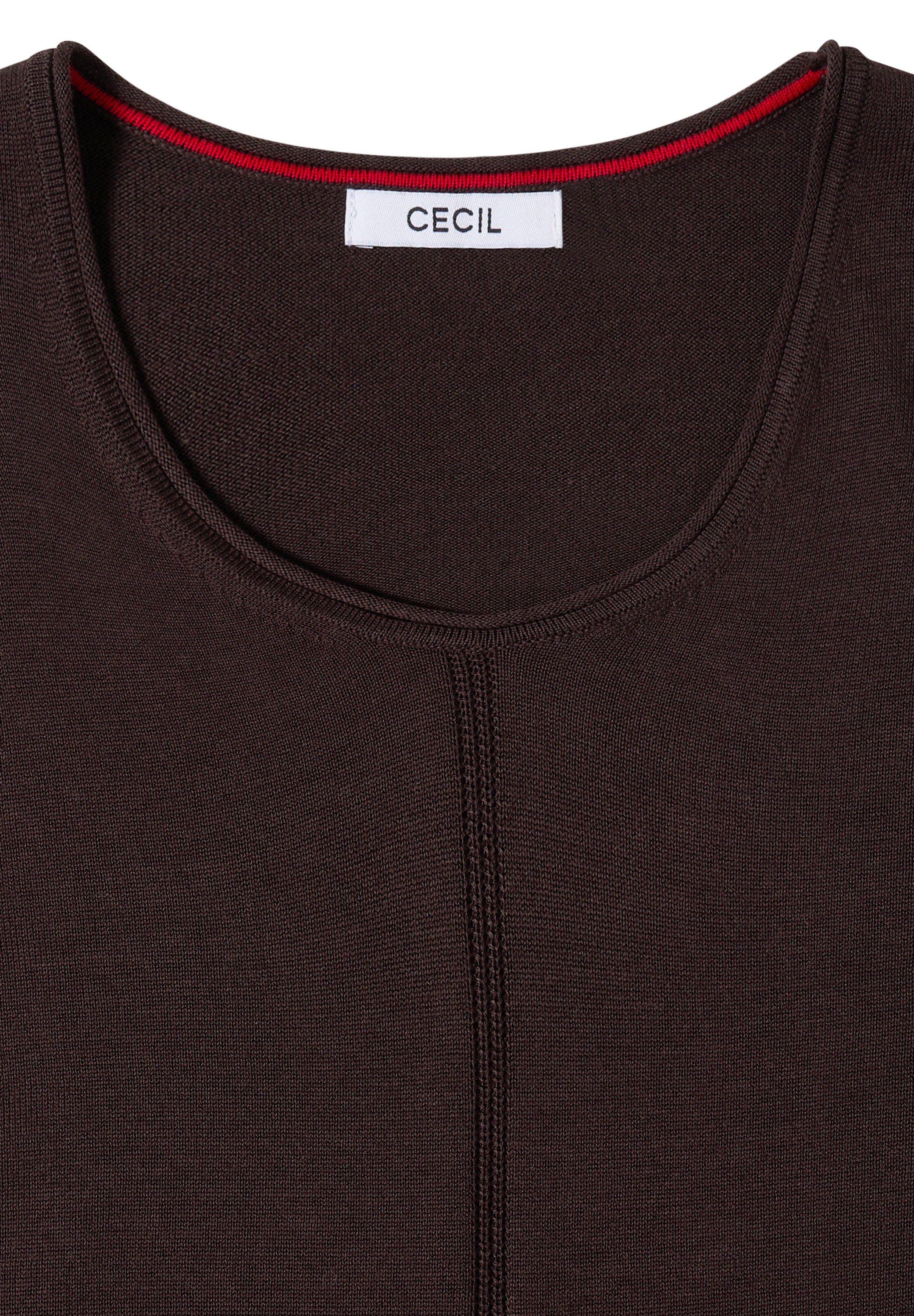 Basic Pullover mit Rundhals