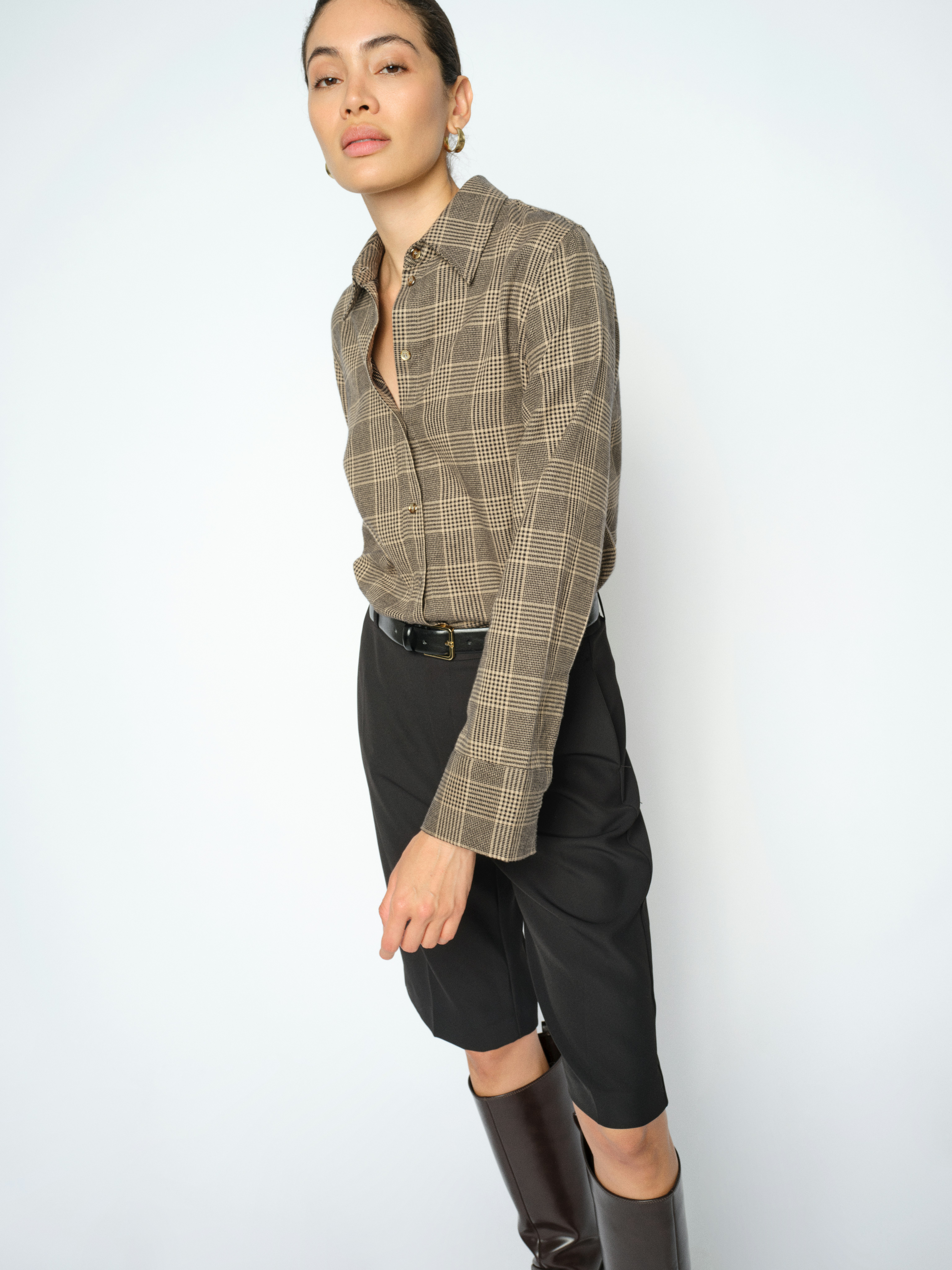 MMAyen Princ Check Shirt
