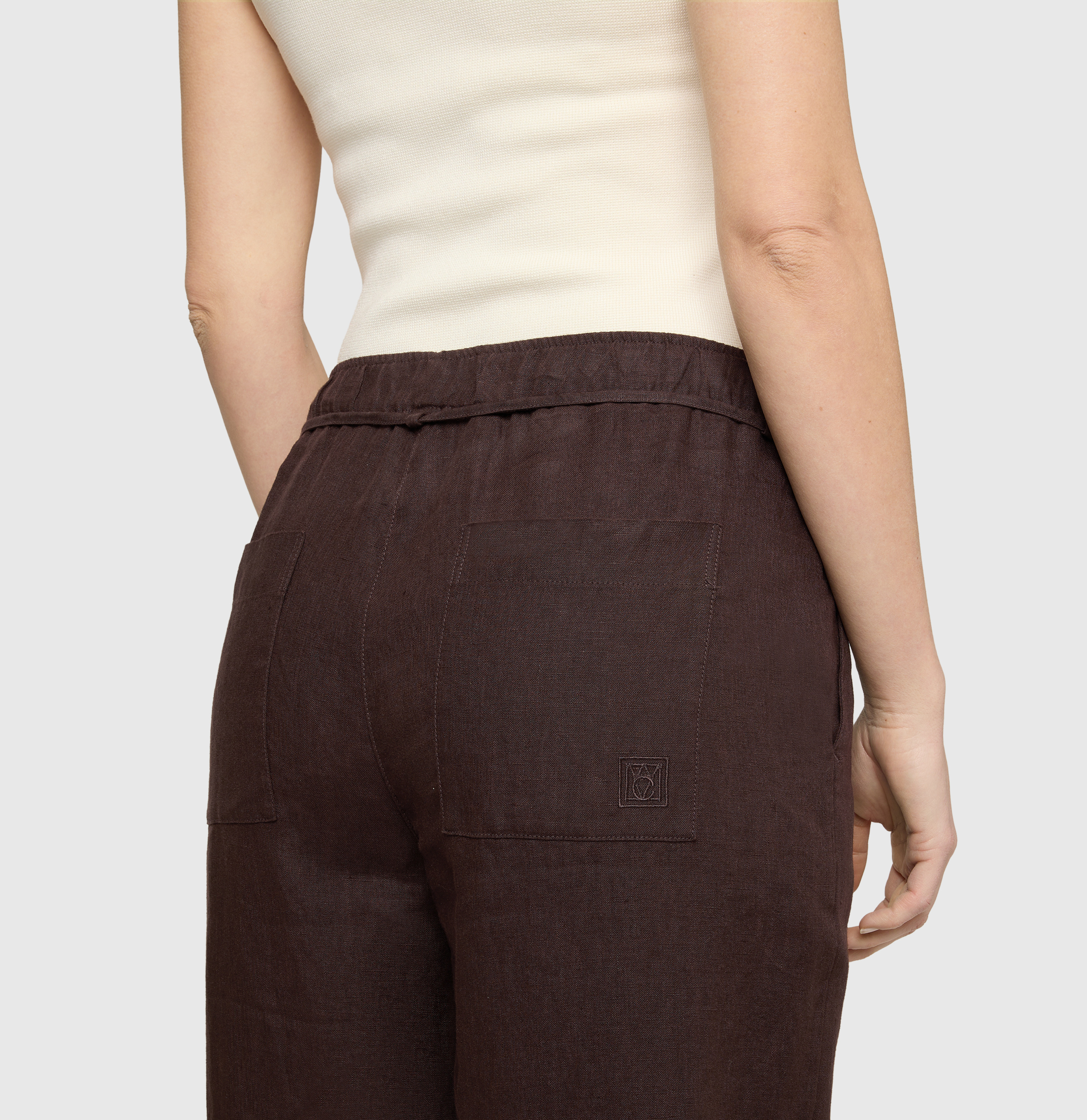 MAC JEANS - CHIARA BELT, Pure linen