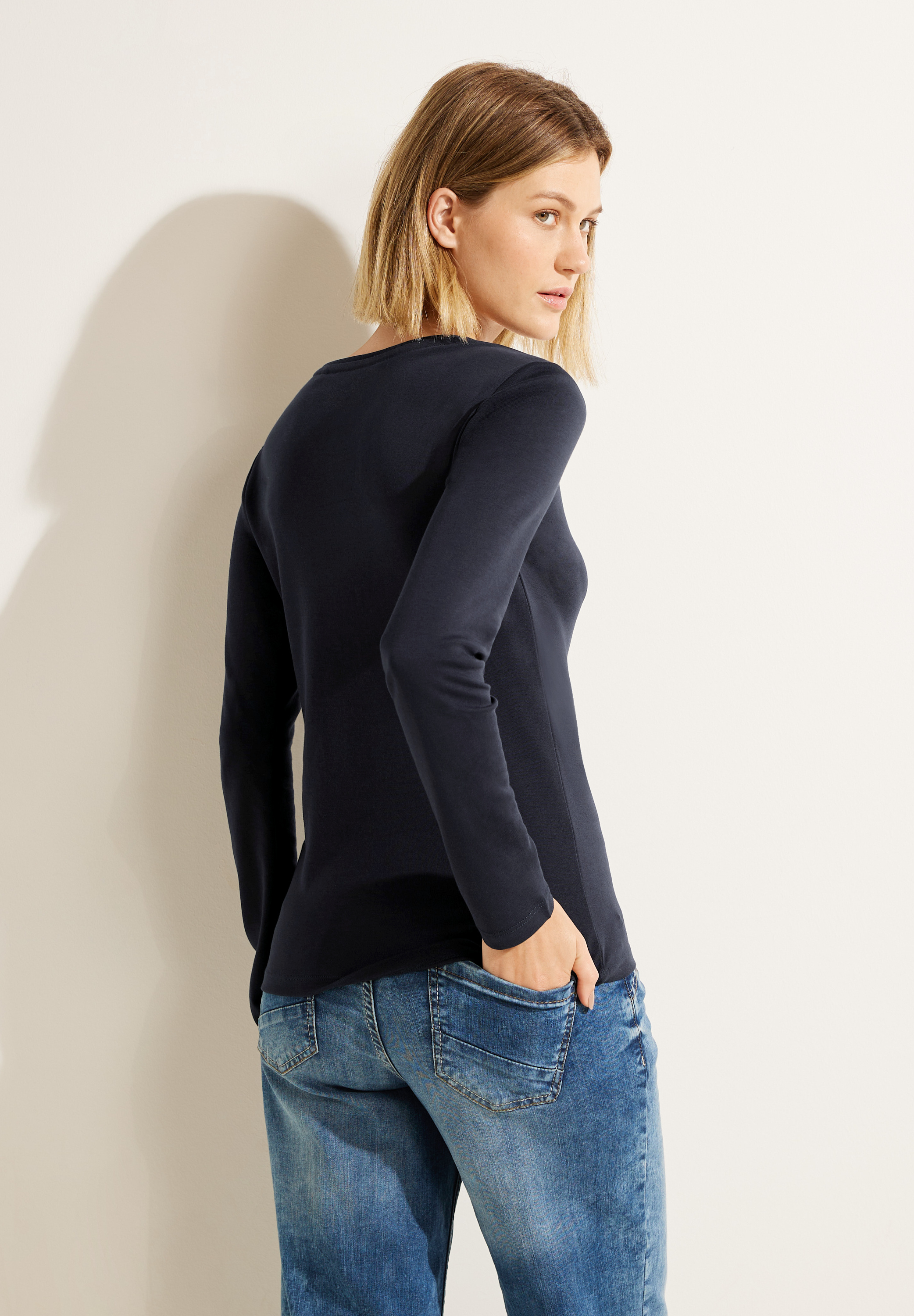 Basic Langarmshirt