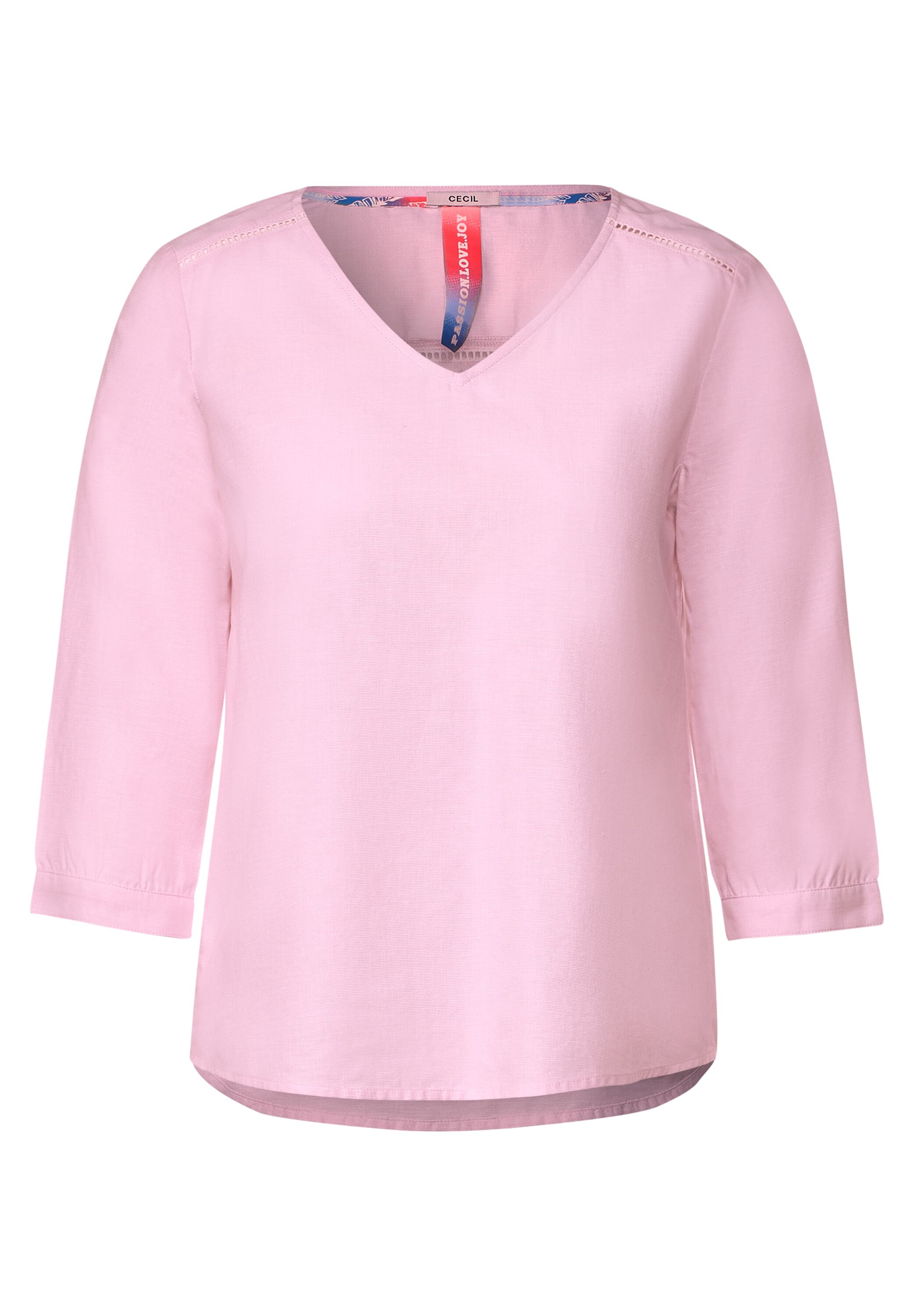 Chambrée V-Neck Bluse