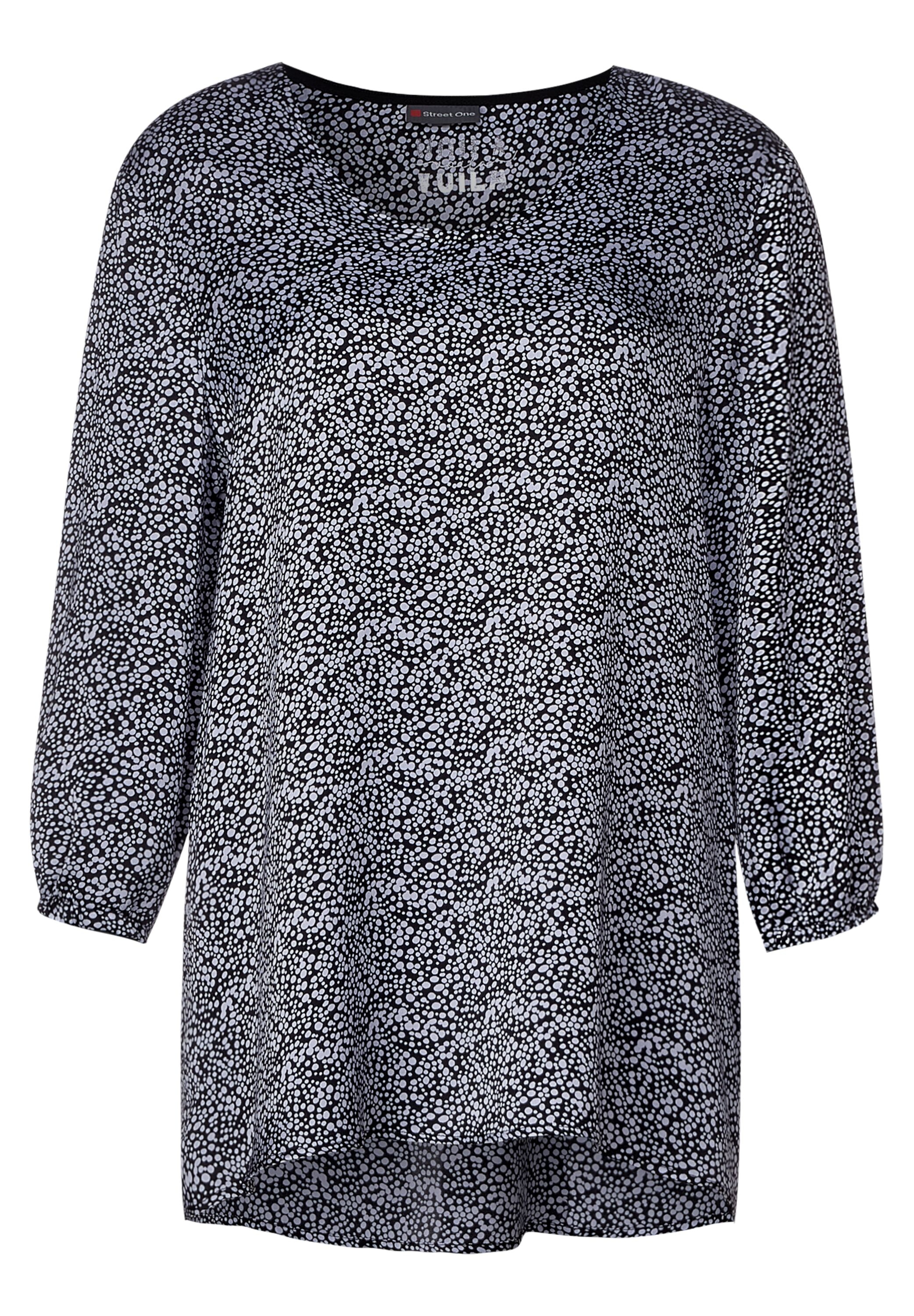 Bluse mit Satin-Feeling