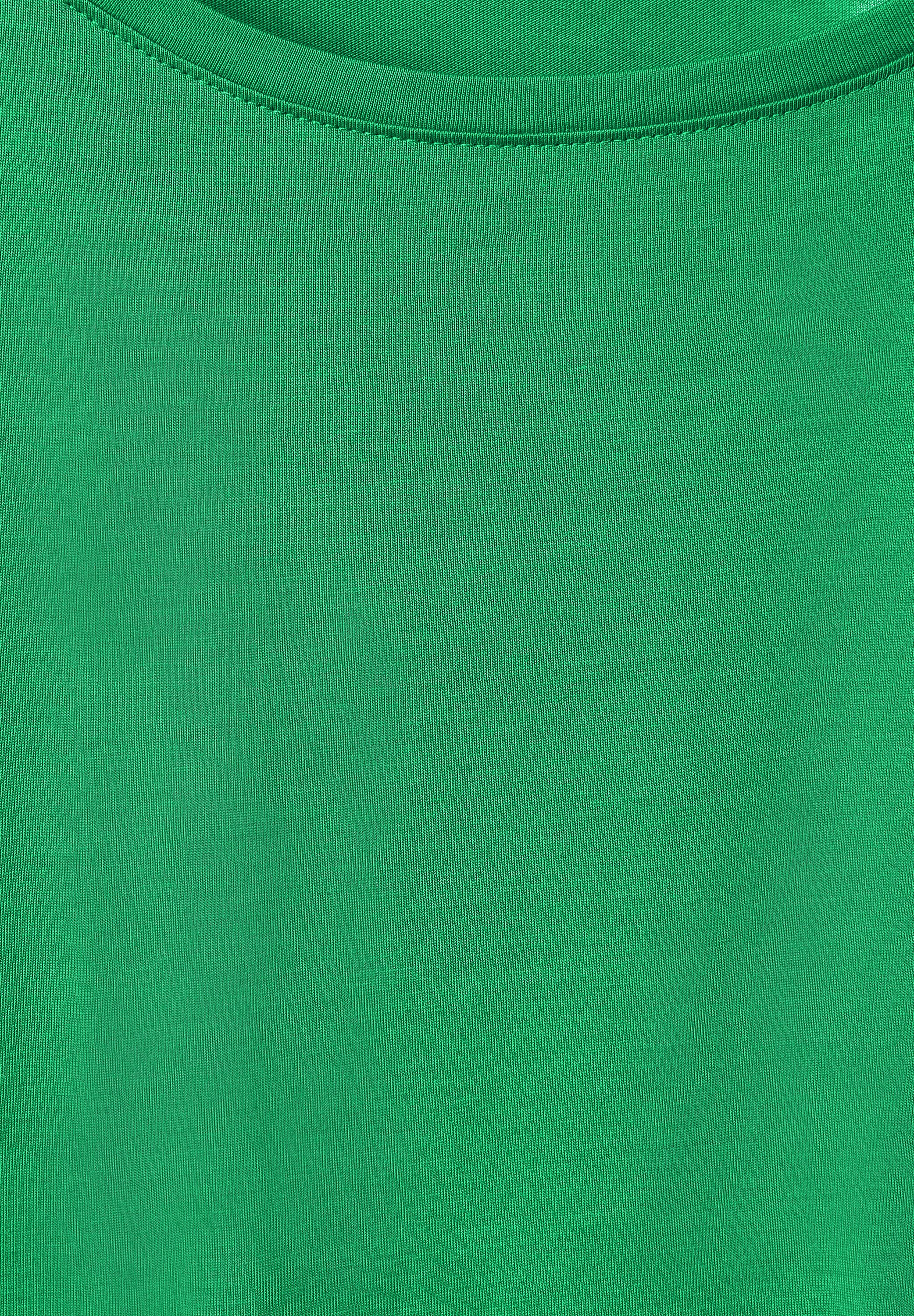 T-Shirt mit Raffdetails