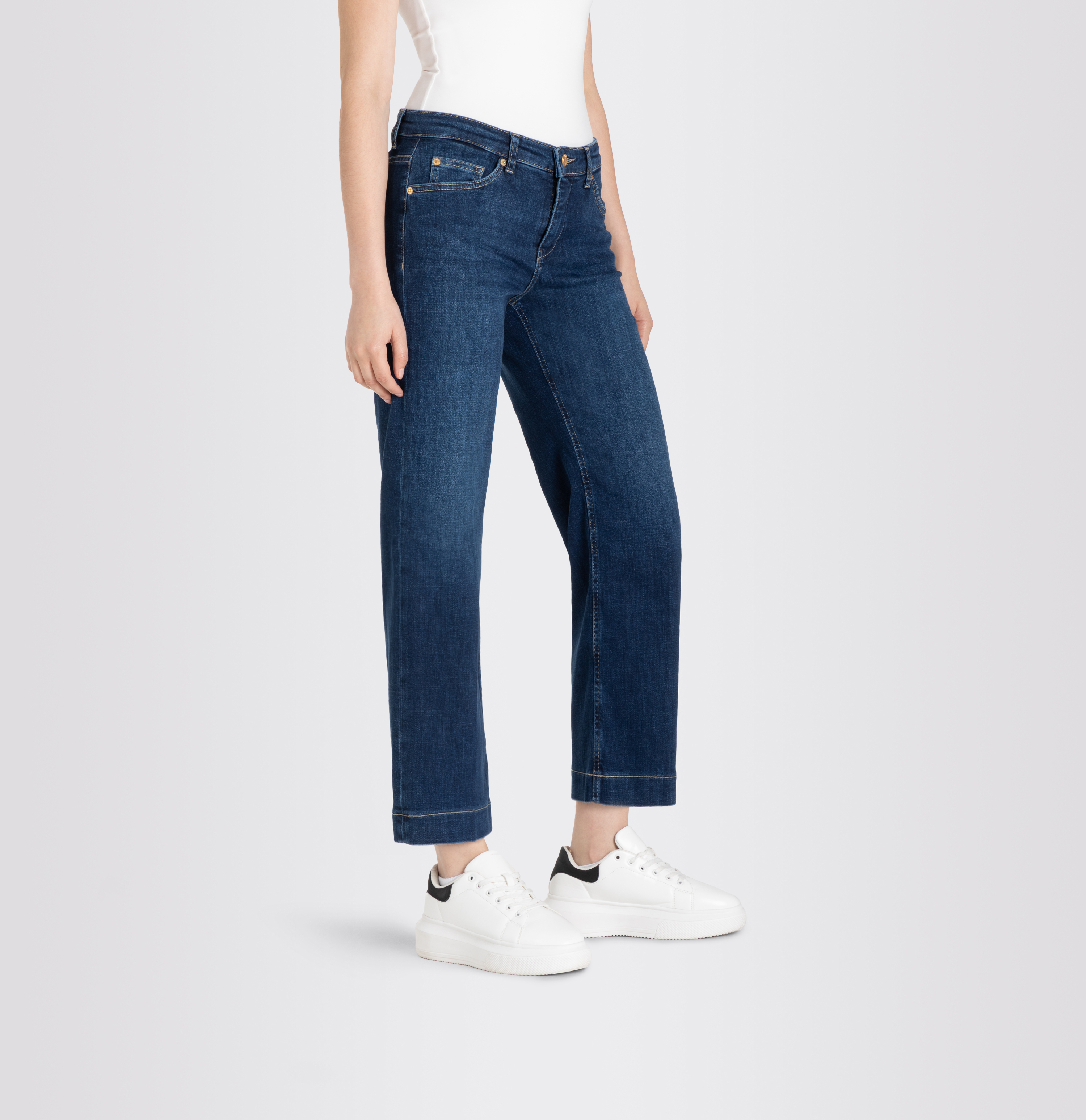 MAC JEANS - RICH CULOTTE, Light authentic denim