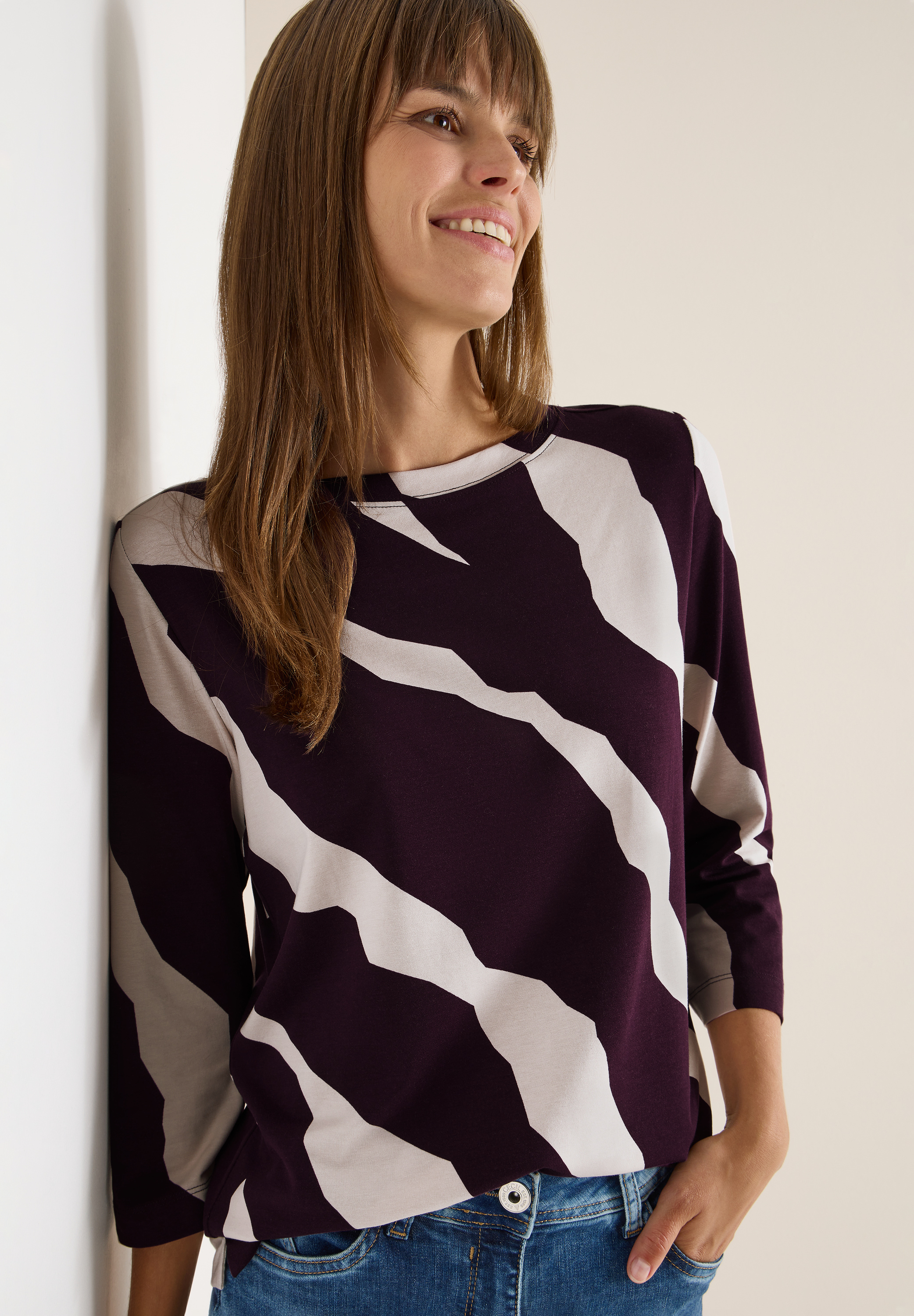Gemustertes Shirt