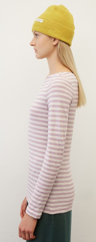 T-shirt, long sleeve, boat neck, st