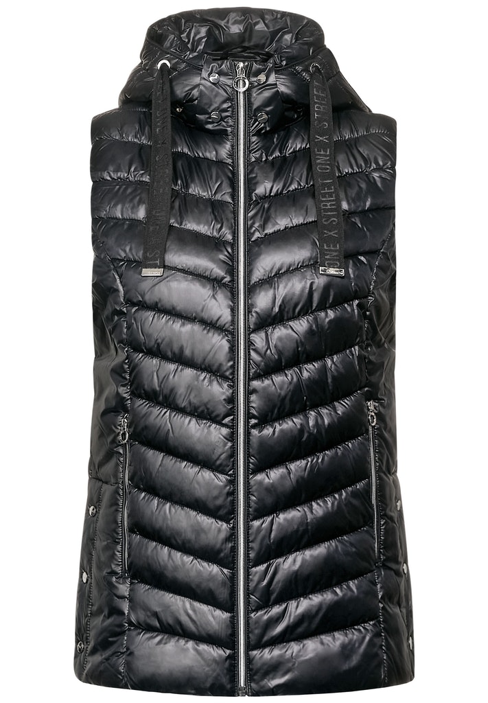 Gesteppte Weste schwarz Street One